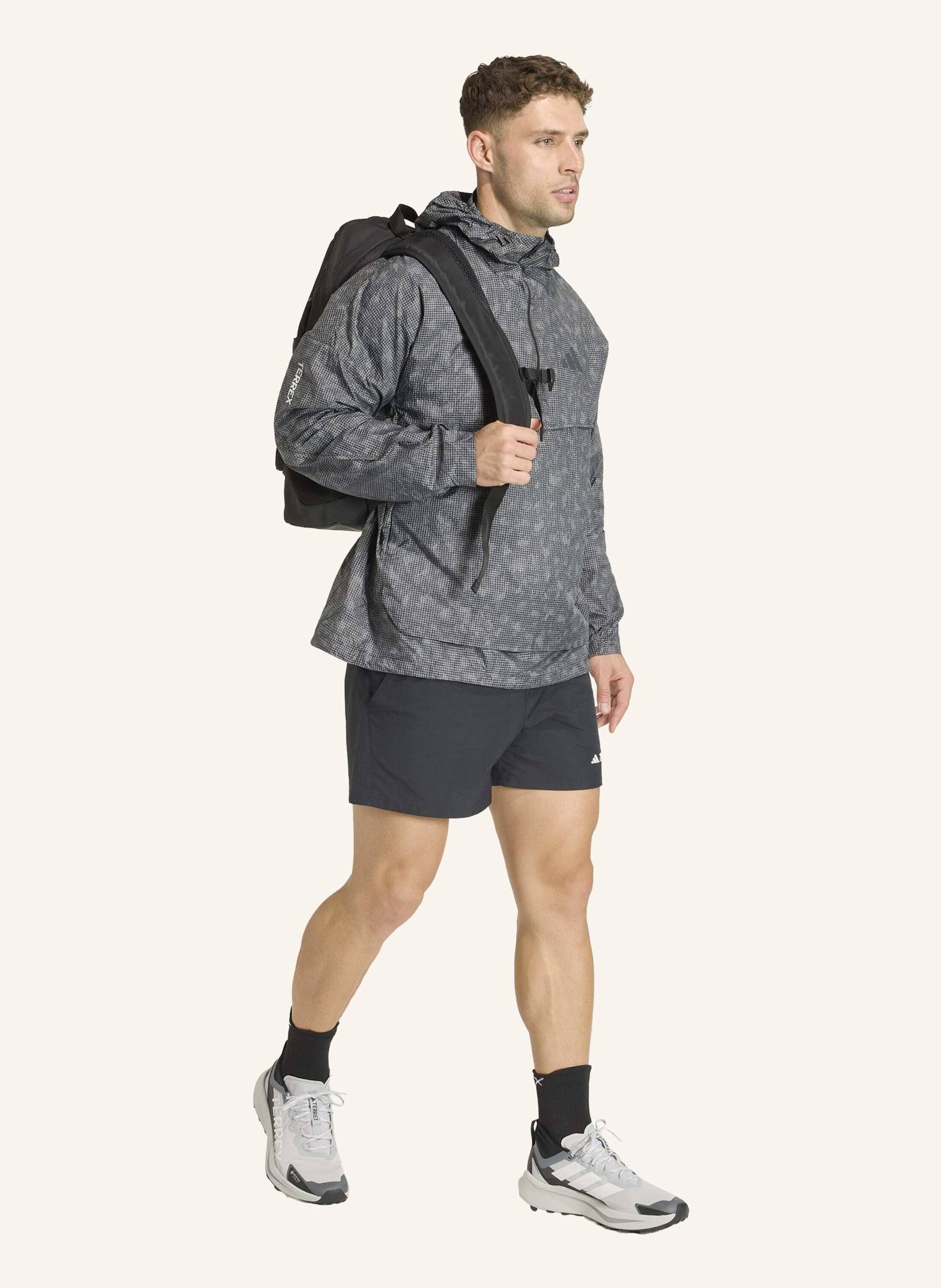 Thumbnail - Adidas Terrex Terrex Xploric clima365 Printed Wind Anorak grau