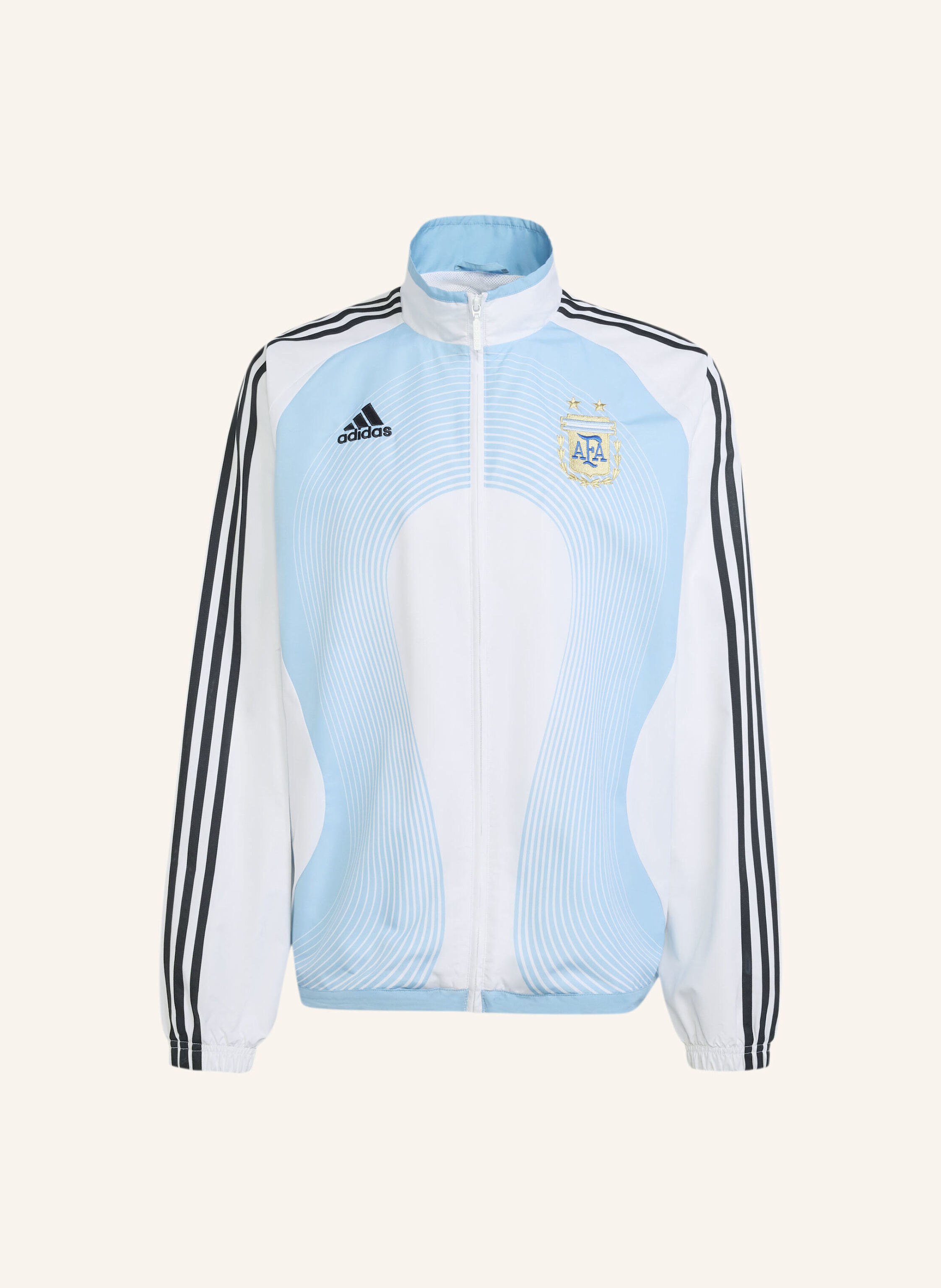 Adidas Argentinien 2006 Heim-Trainingsjacke weiss