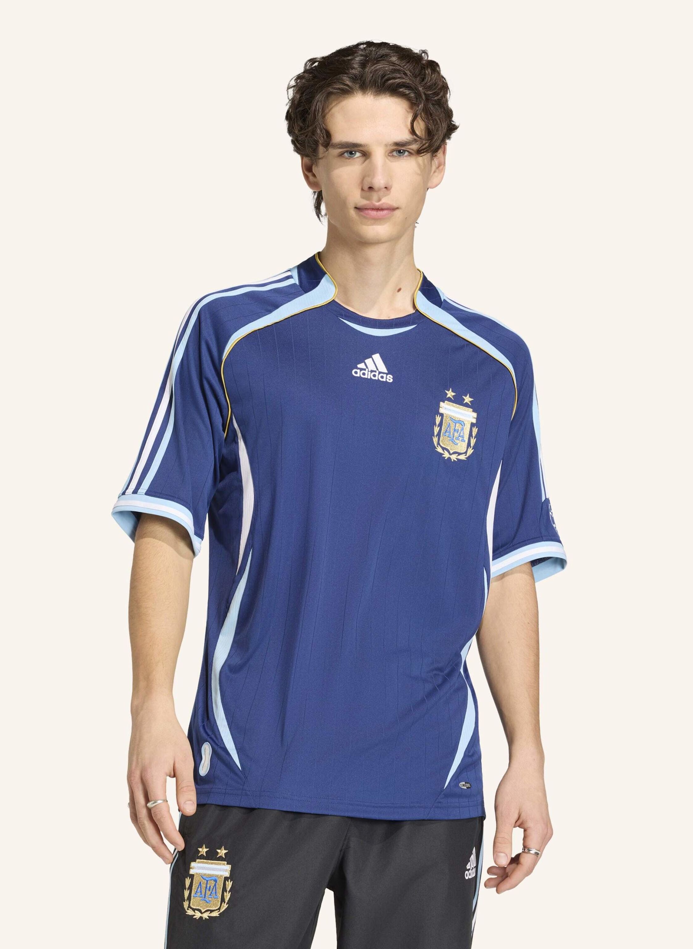 Thumbnail - Adidas Argentinien 2006 Auswärtstrikot blau