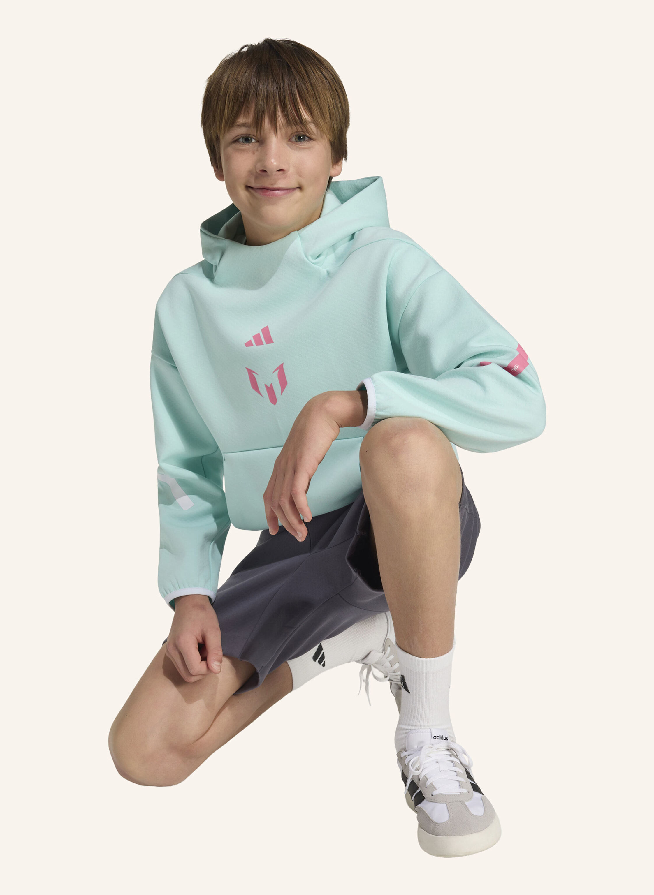 Thumbnail - Adidas Messi Zne Hoodie Kids Sweatshirt blau