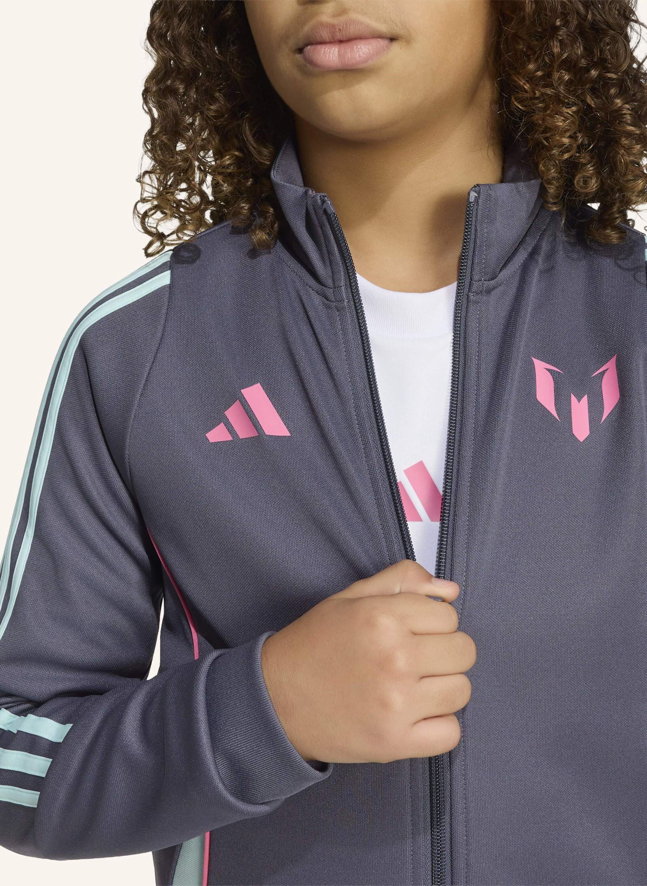 Thumbnail - Adidas Messi Kids Jacke grau