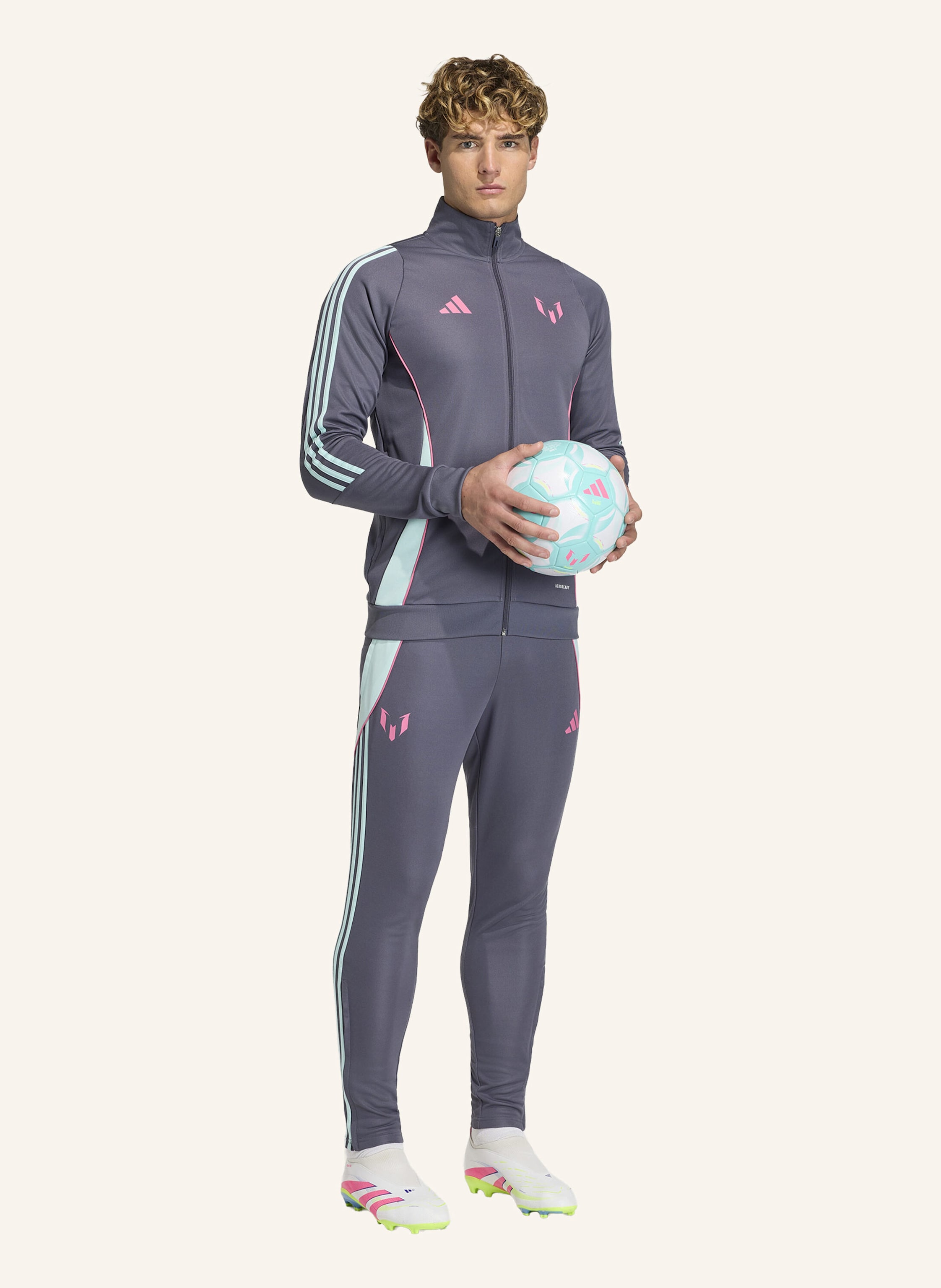 Thumbnail - Adidas Messi Hose grau