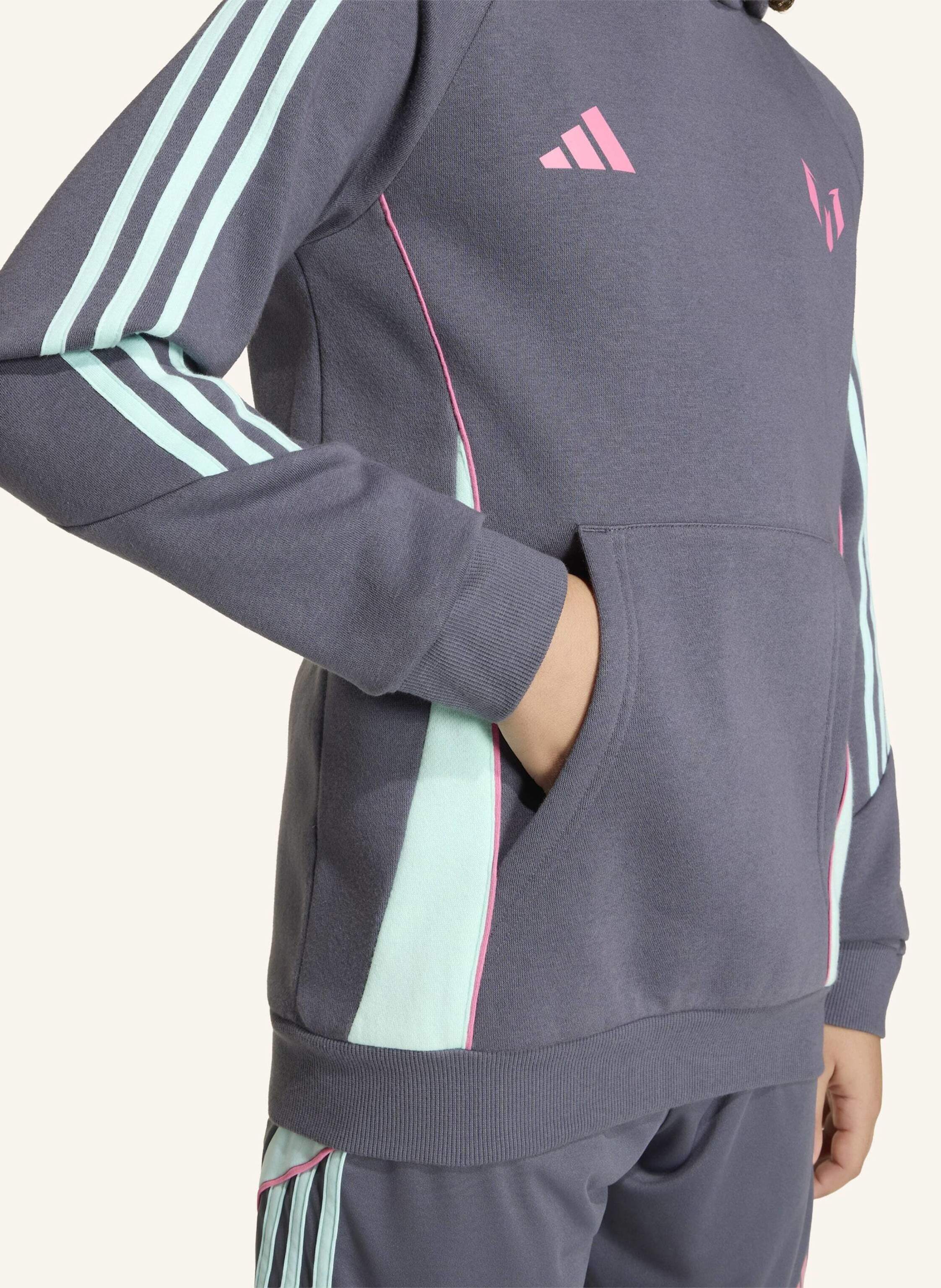 Thumbnail - Adidas Messi Kids Hoodie grau