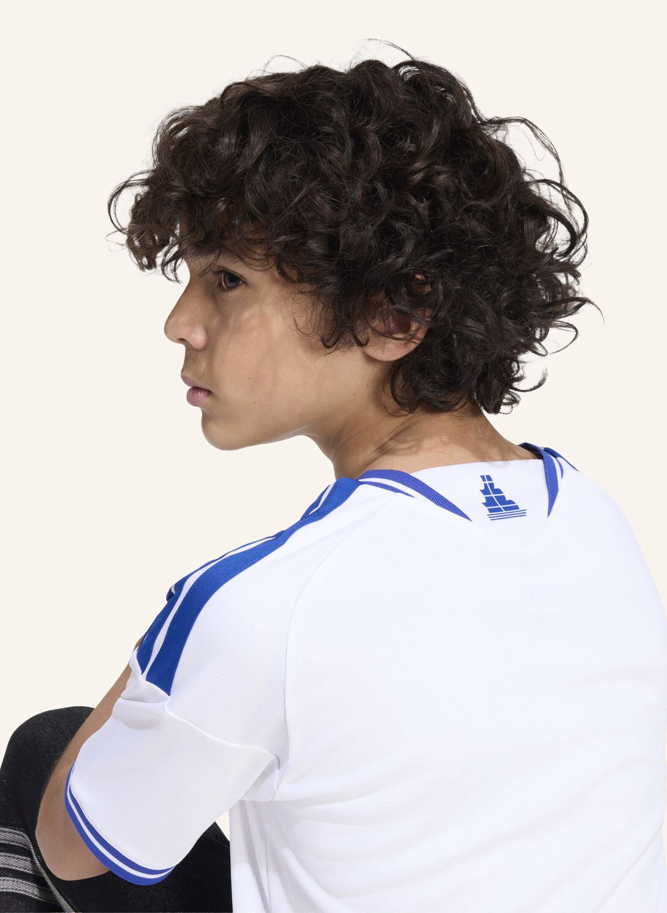 Thumbnail - Adidas Griechenland 26 Heimtrikot Für Kinder weiss