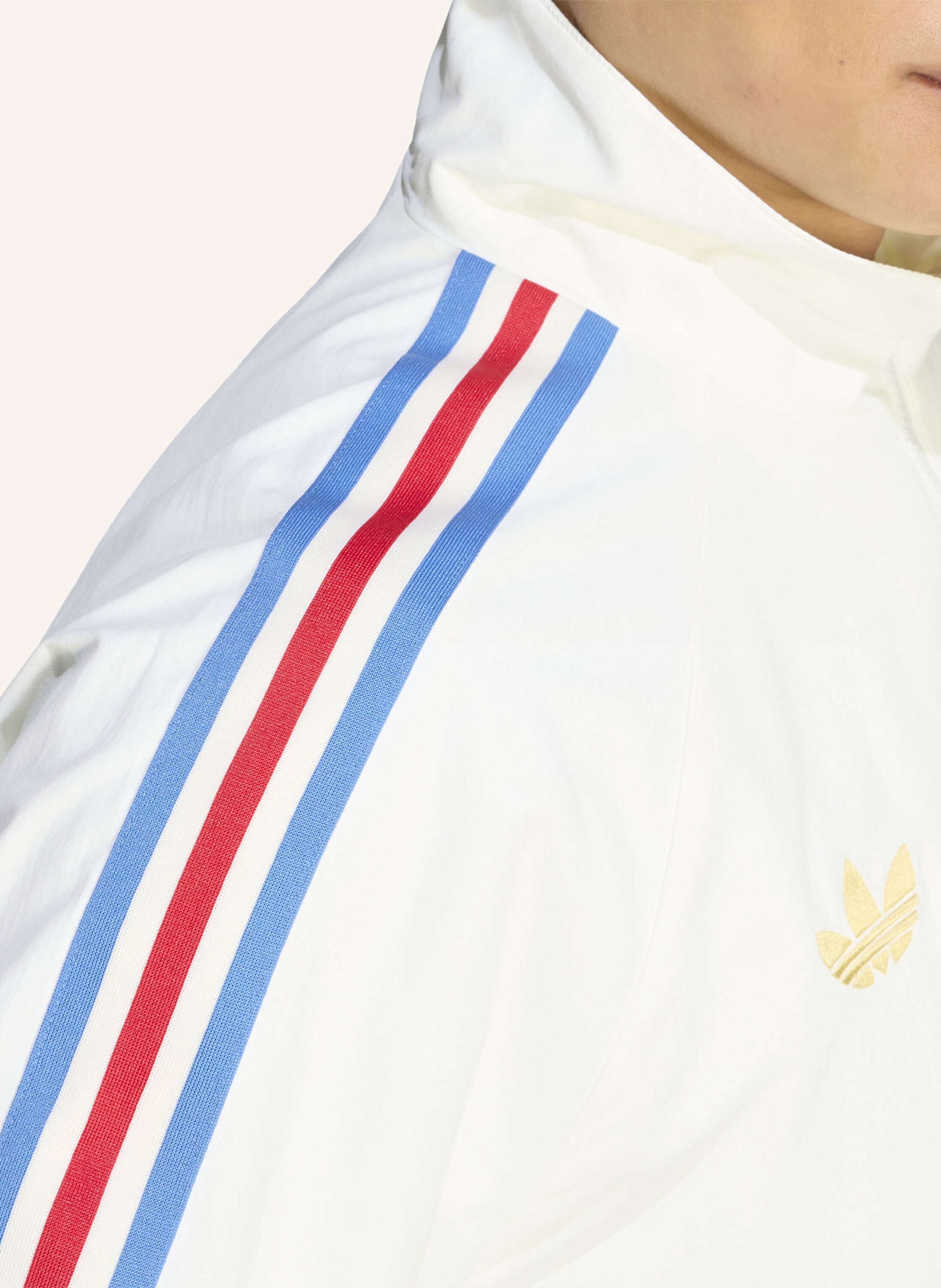 Thumbnail - Adidas Frankreich Rugby 120 Years Crunch Anthem Jacke weiss