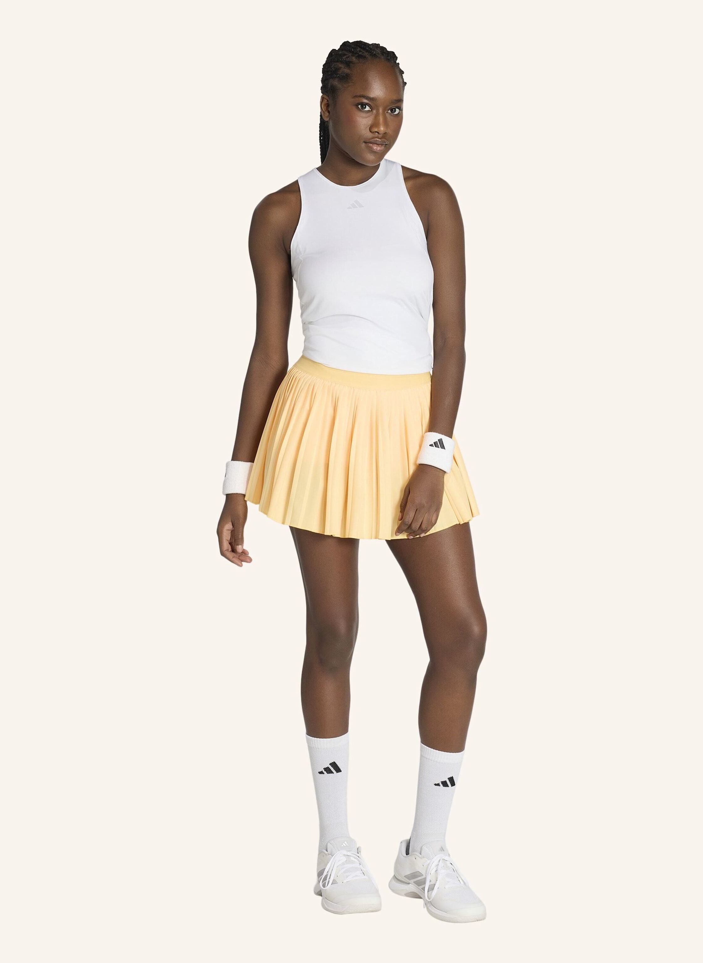 Thumbnail - Adidas Club Pleated Tennisrock orange