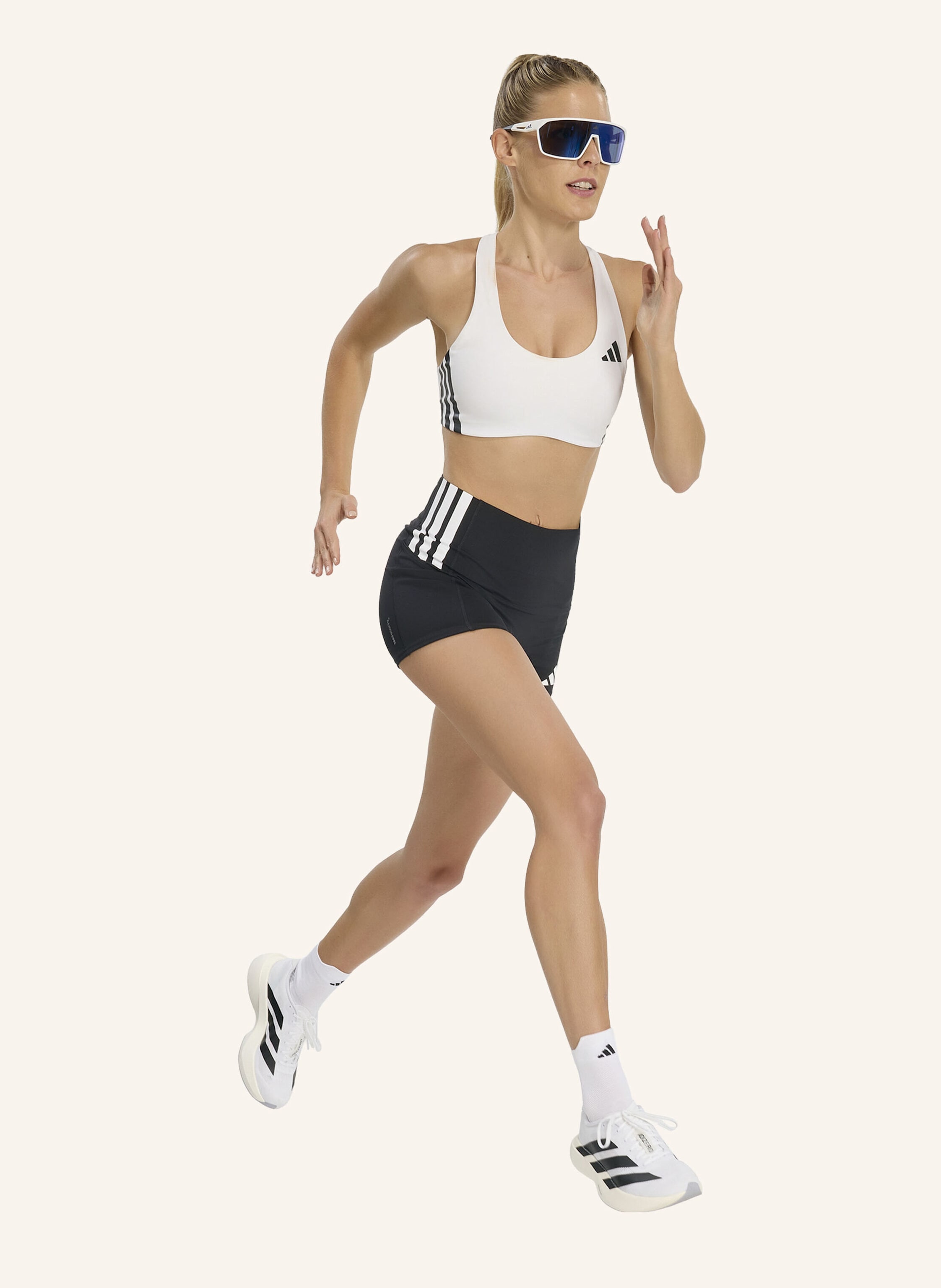 Thumbnail - Adidas Adizero Short Leggings schwarz