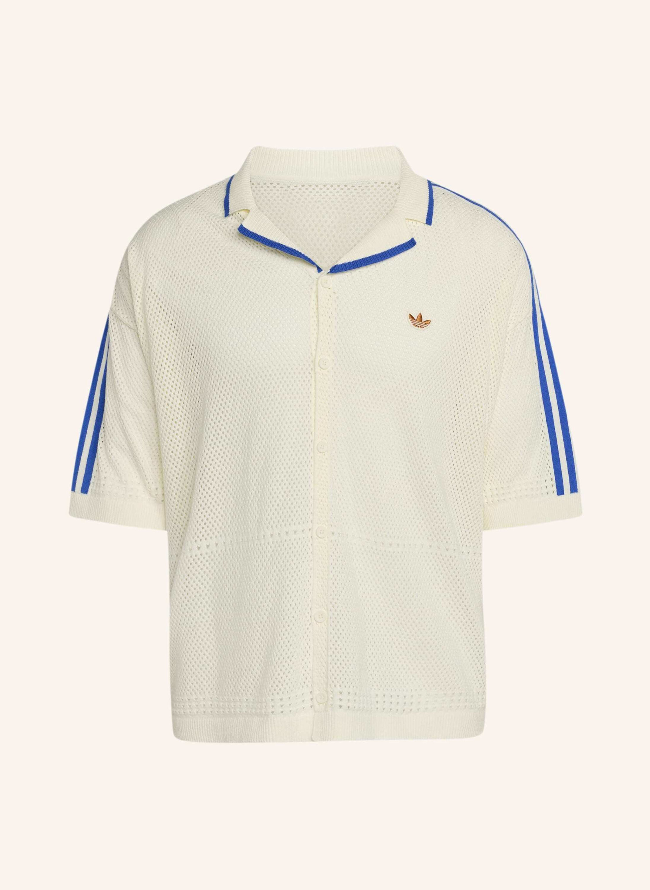 Adidas Originals Adidas Originals Resort Hemd, Gewirktes Material weiss in WEISS