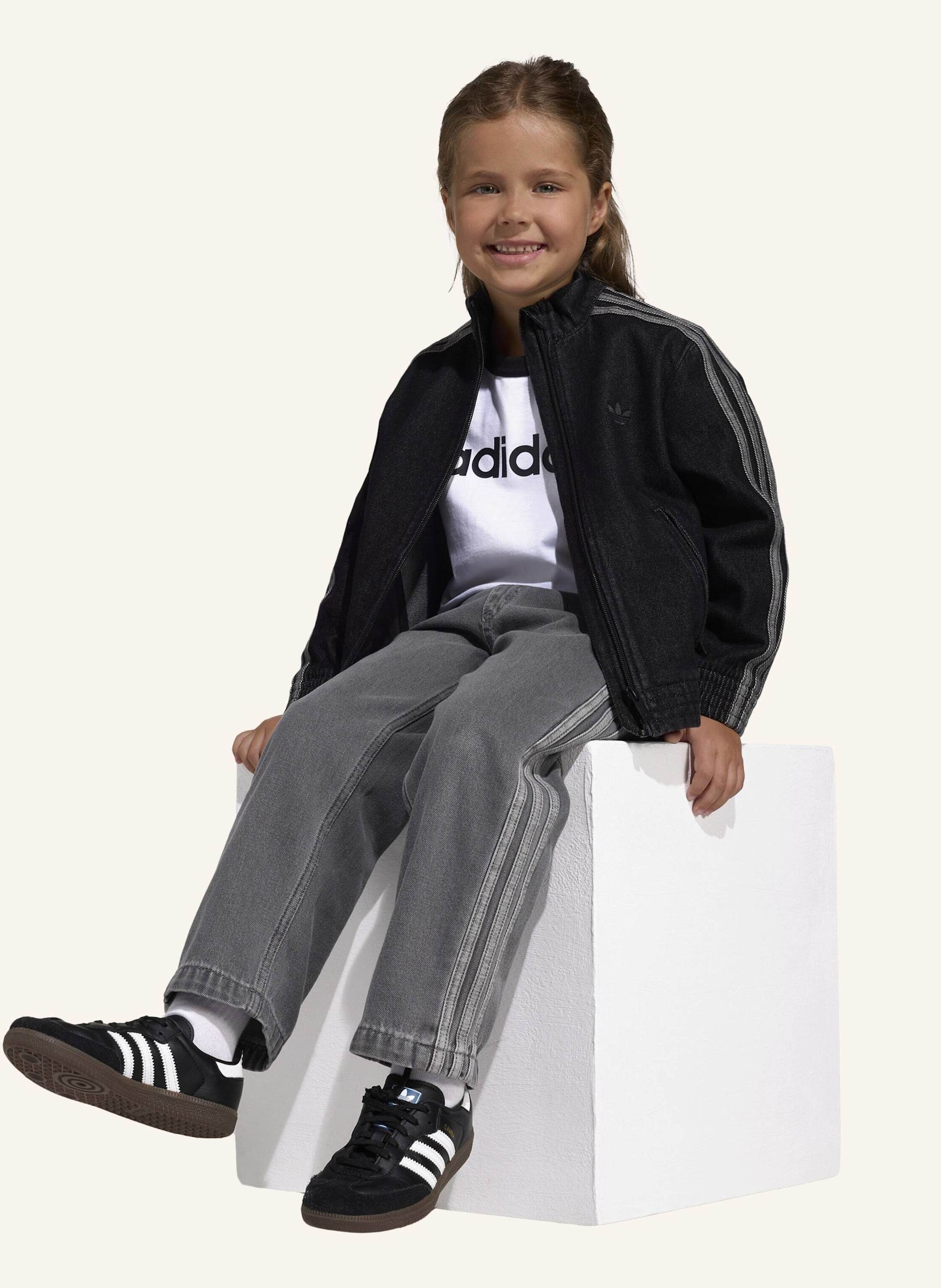 Thumbnail - Adidas Originals Firebird Denim Trainingsjacke schwarz