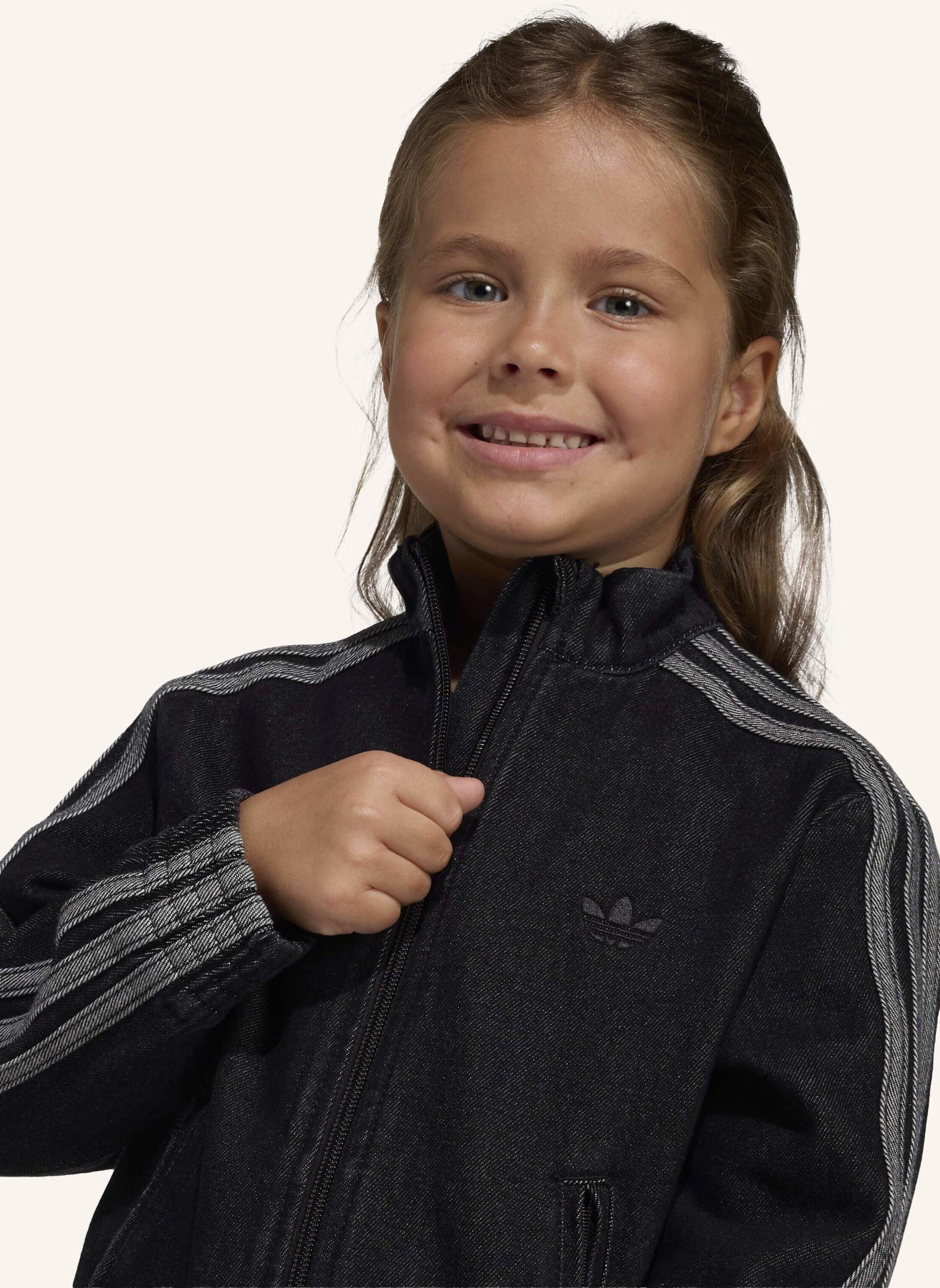 Thumbnail - Adidas Originals Firebird Denim Trainingsjacke schwarz