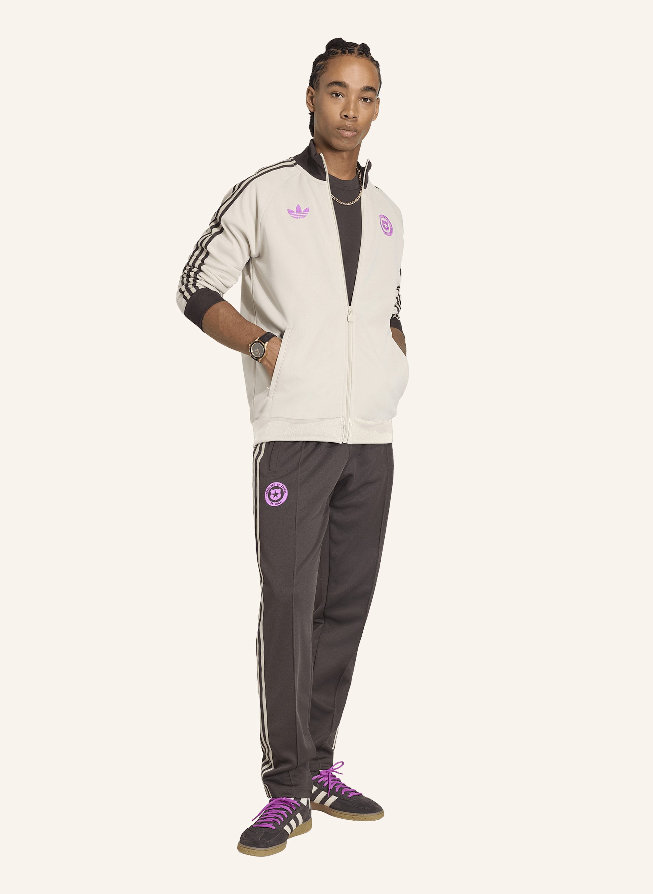 Thumbnail - Adidas Chile Originals Trainingshose braun