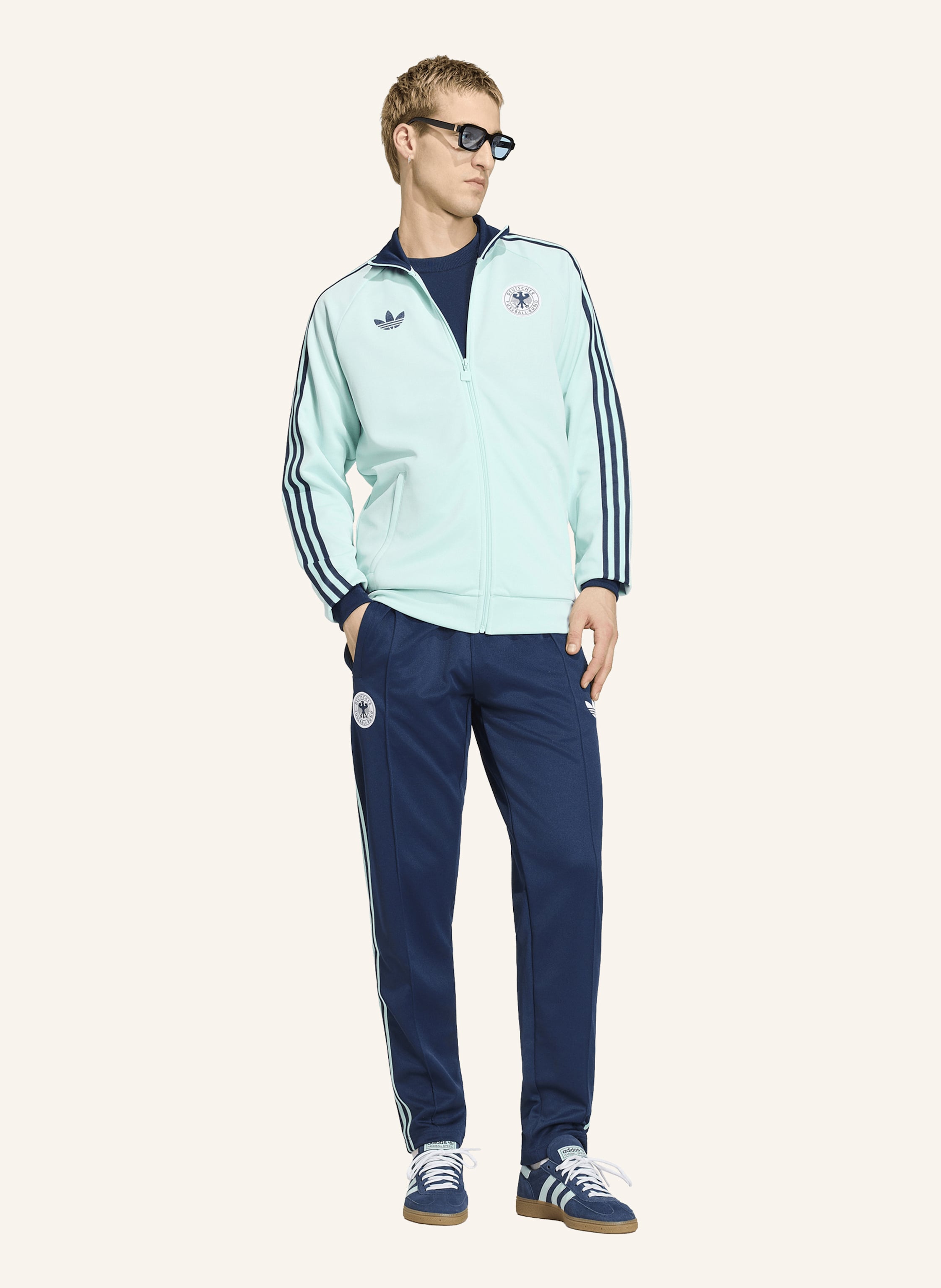 Thumbnail - Adidas Track Pants Deutschland Originals blau