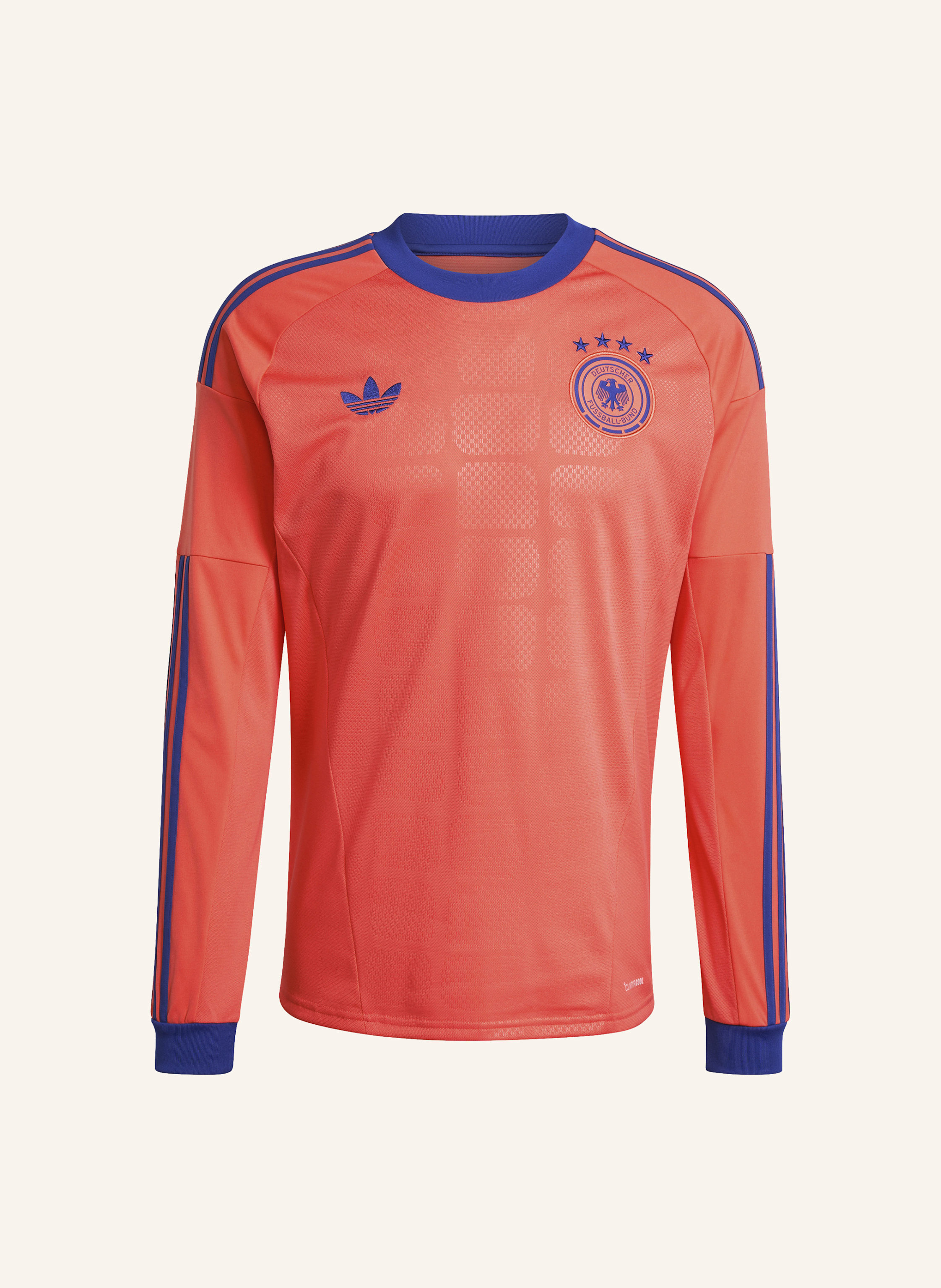 Adidas Deutschland 2026 Torwart-Auswärtstrikot, Langärmlig orange