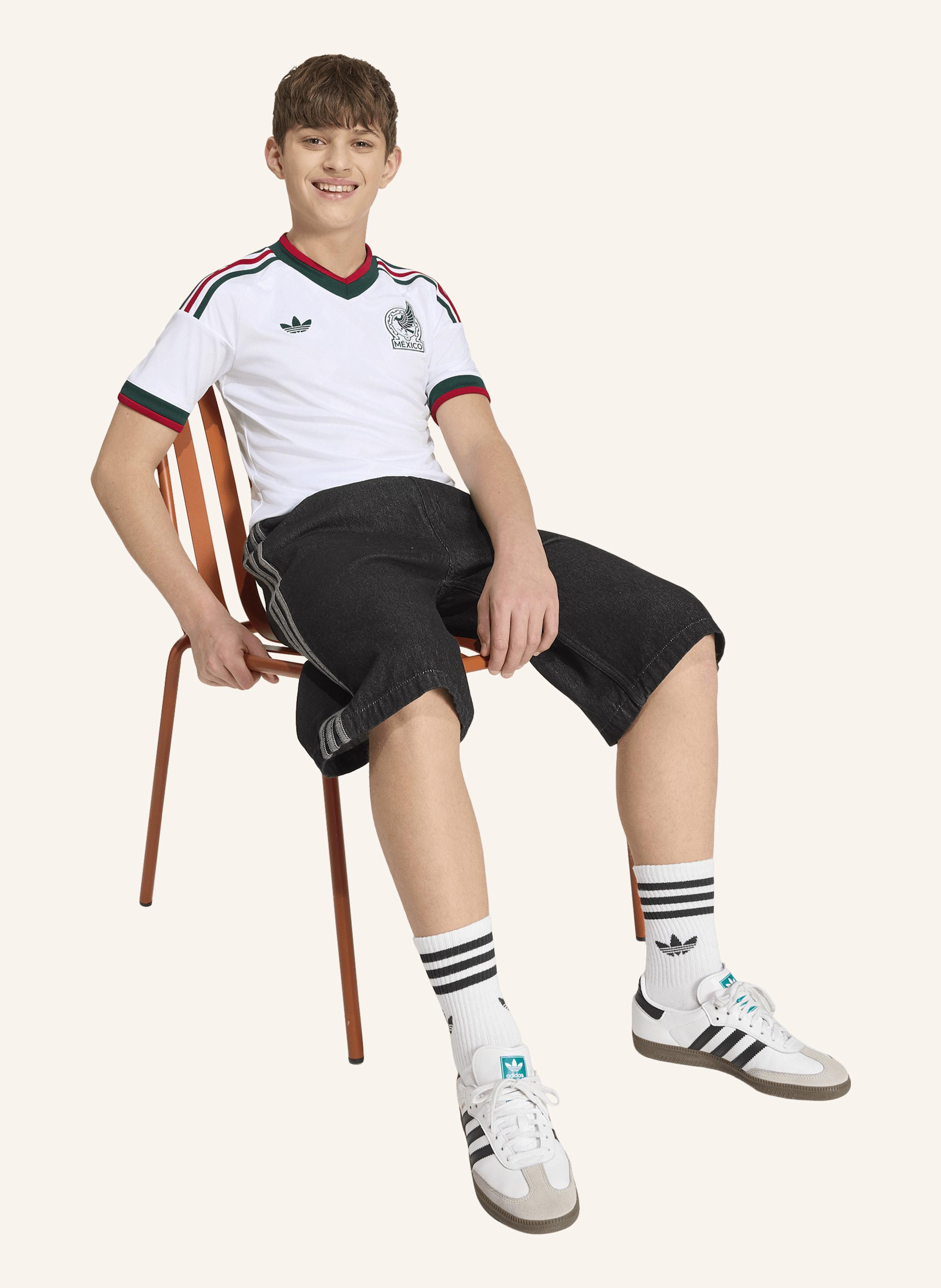 Thumbnail - Adidas Mexiko 26 Kids Auswärtstrikot weiss