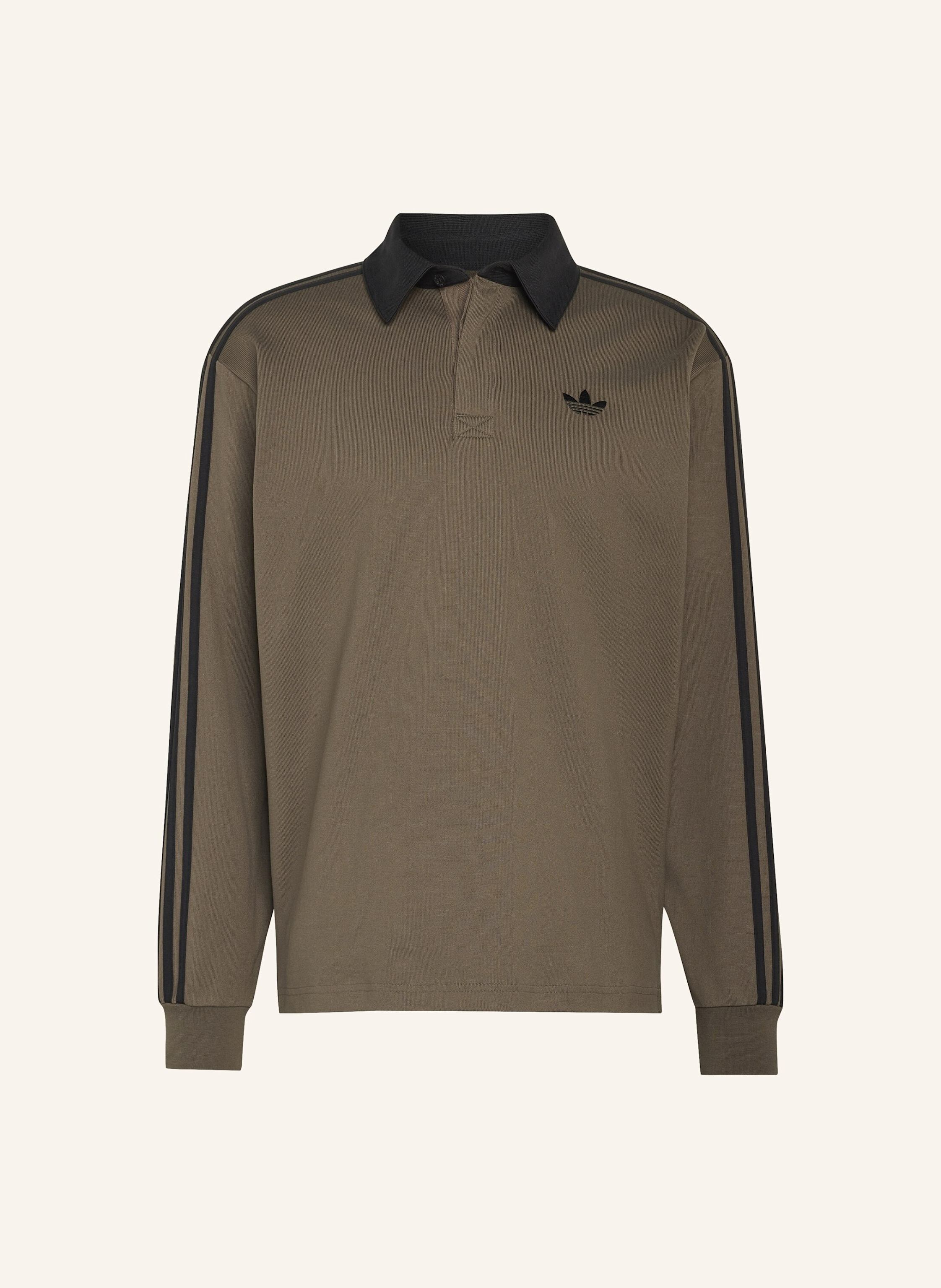 Adidas Originals Rugbyshirt 3-Streifen braun