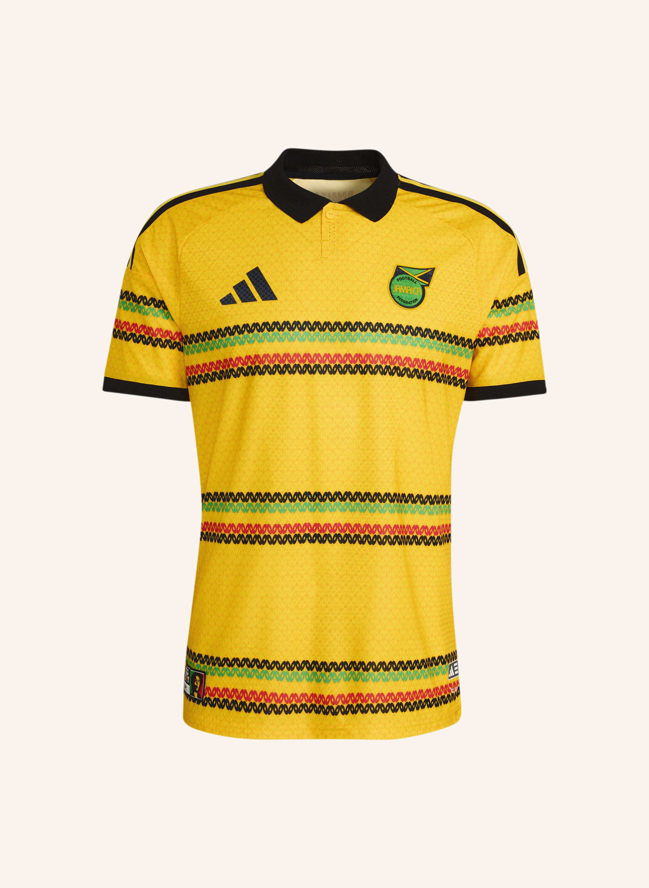 Adidas Jamaika 26 X Bob Marley Authentic Heimtrikot gelb