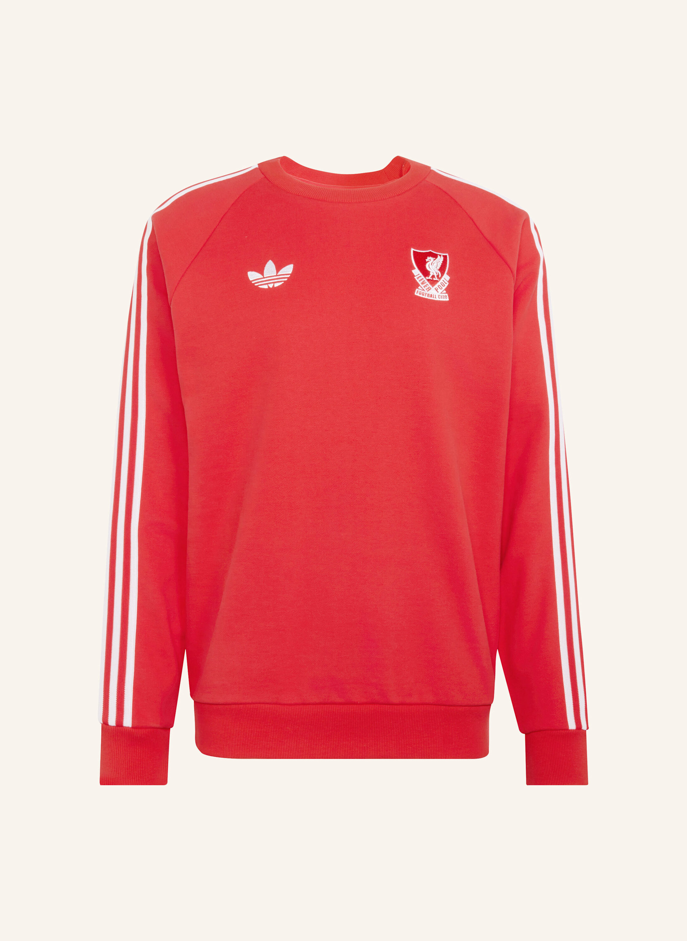 Adidas Liverpool Fc Originals Crew Sweatshirt rot