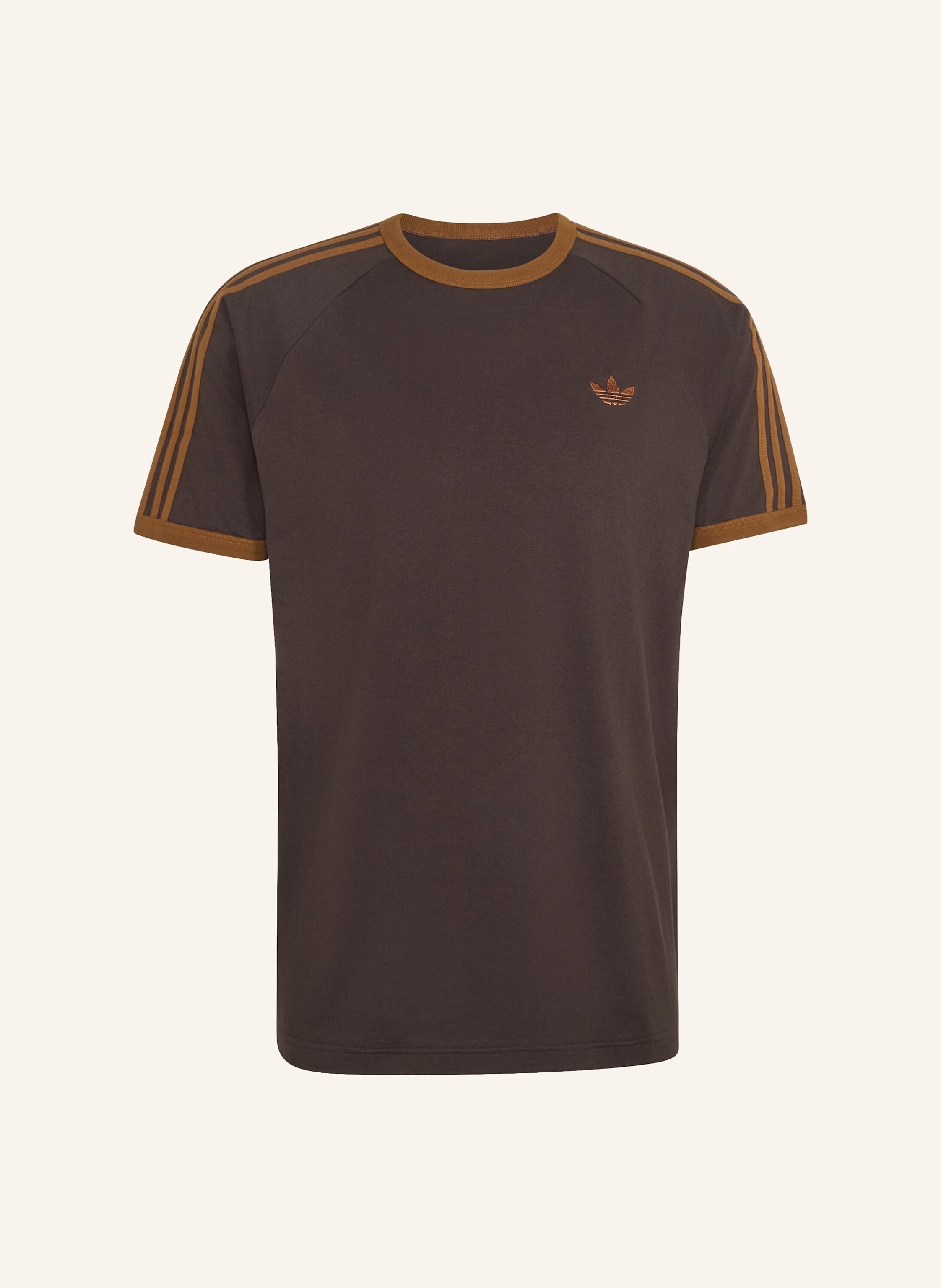 Adidas Originals T-Shirt, 3-Streifen braun