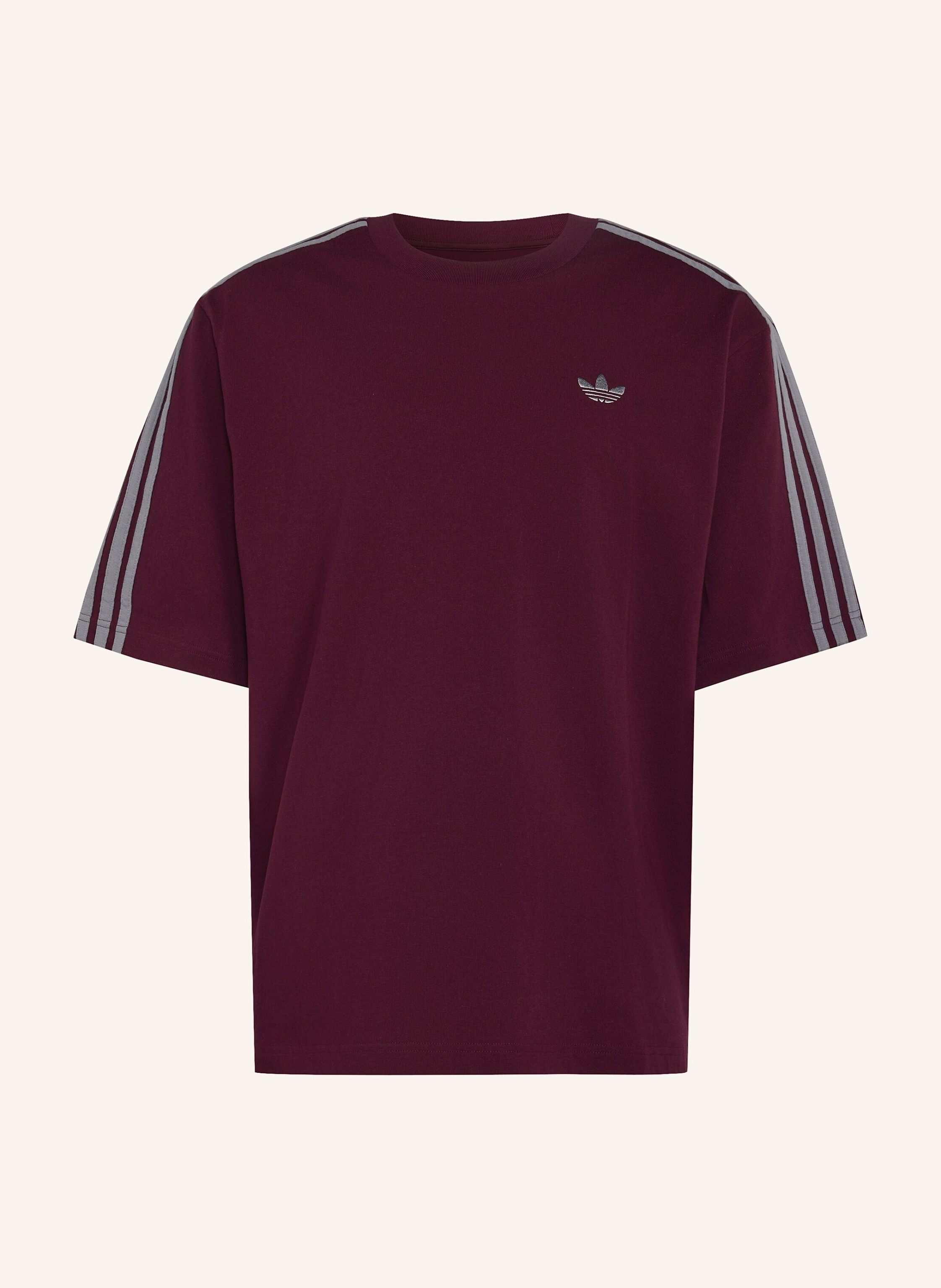 Adidas Originals Oversized-Shirt 3-Streifen rot