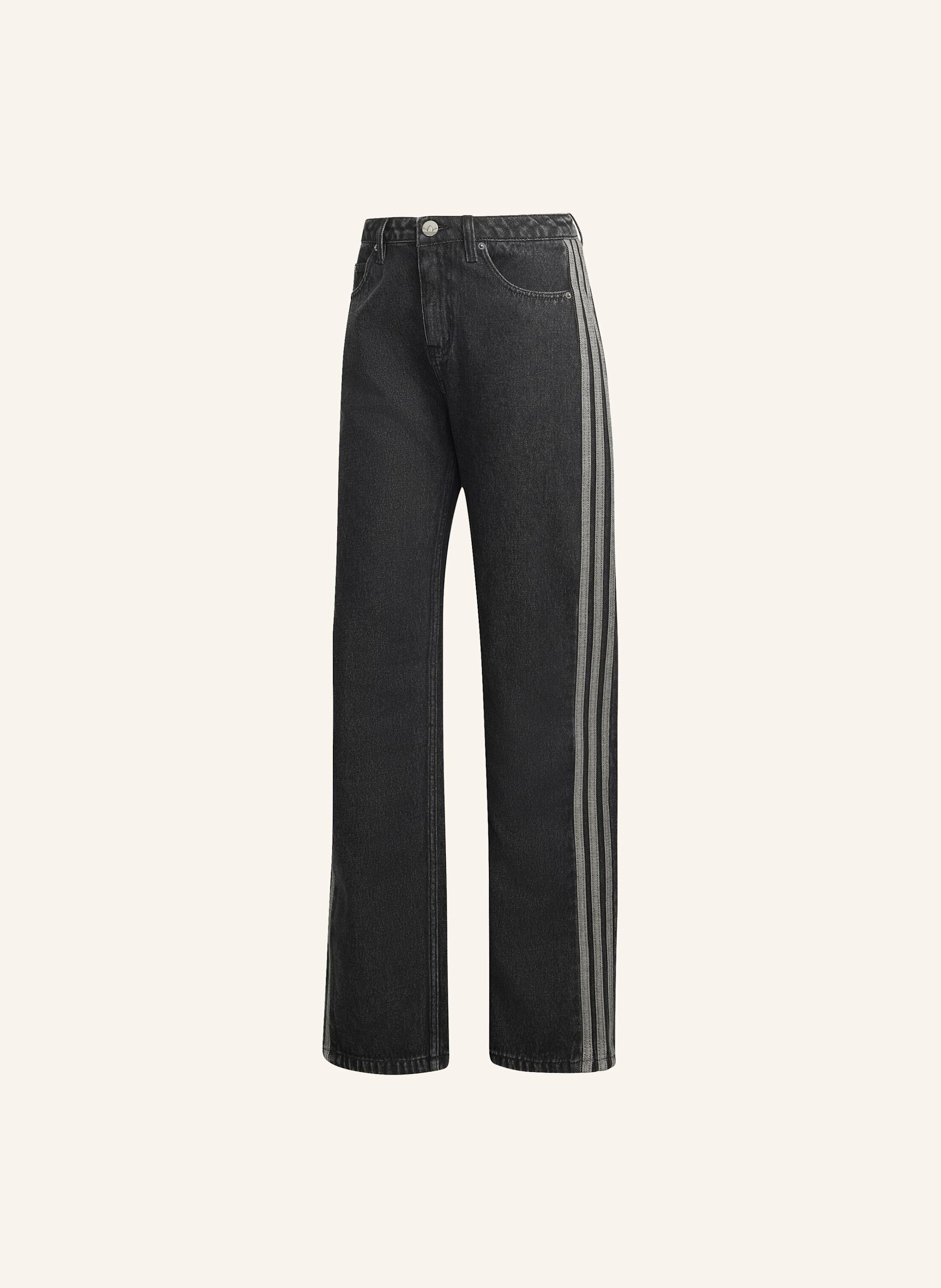 Adidas Originals Firebird Jeanshose Mit Mittelhohem Bund, Gerade Geschnitten sch
