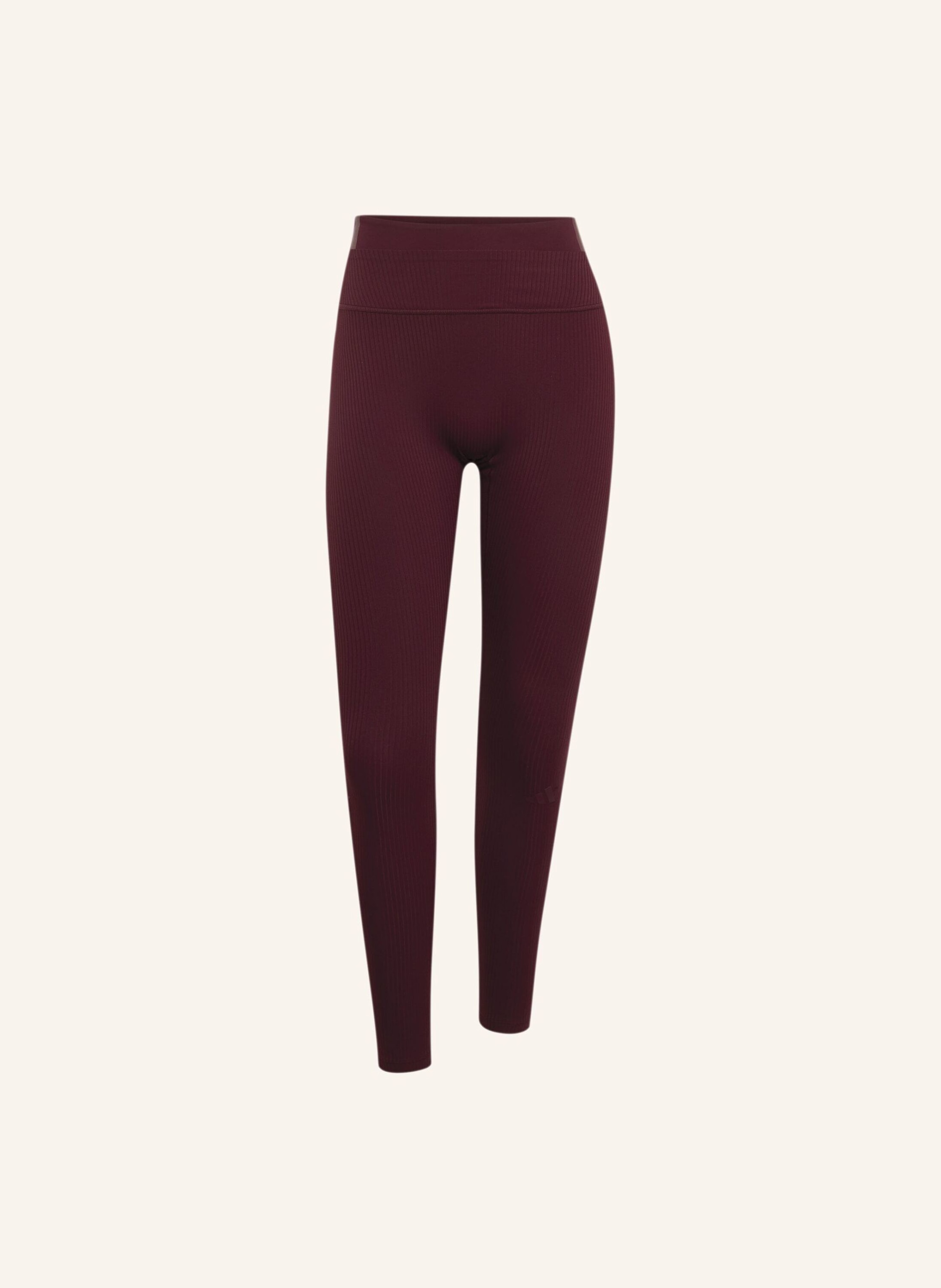 Adidas All Me Leggings, Gerippt rot