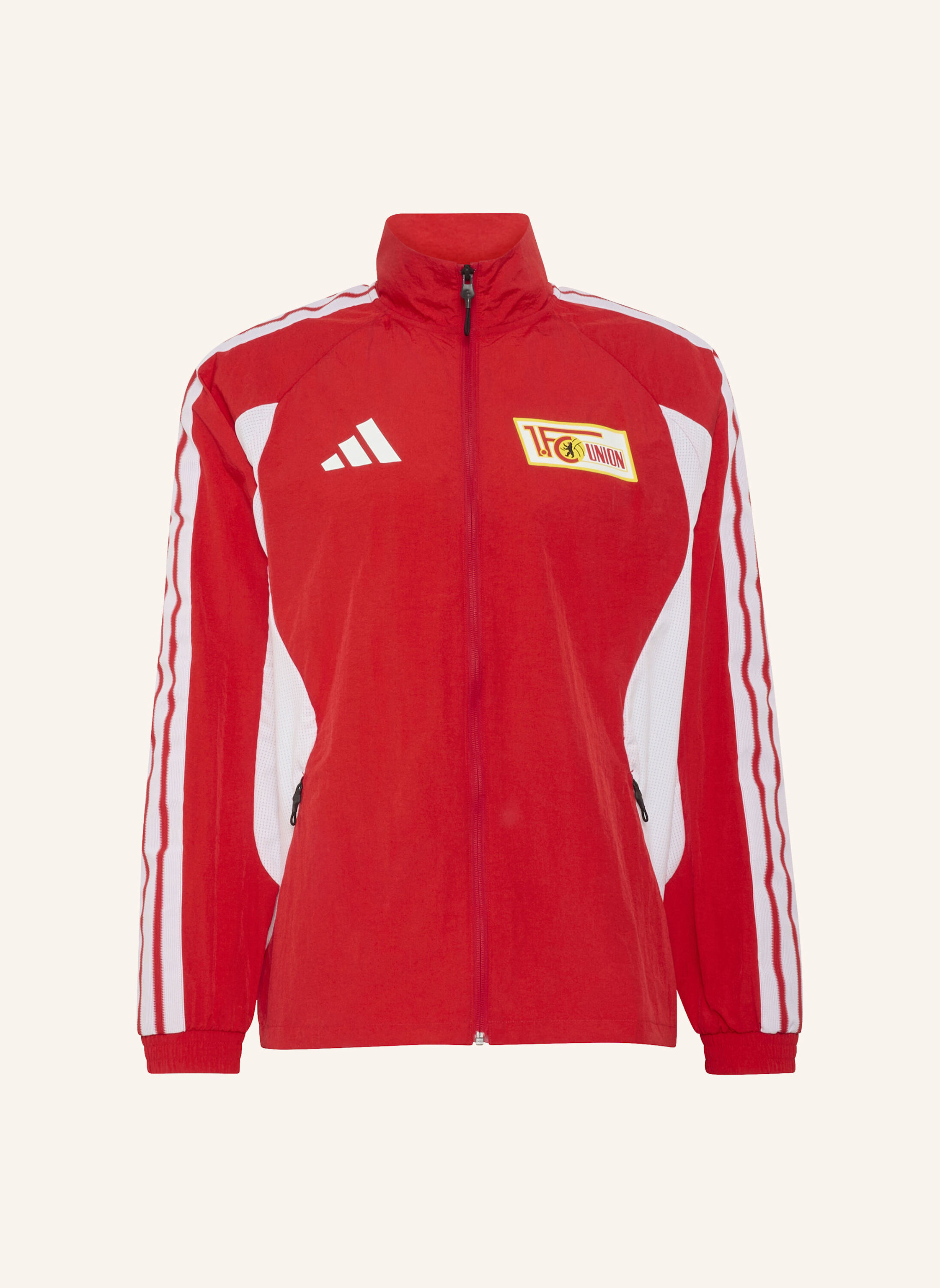Adidas Union Berlin Anthem Heimjacke rot