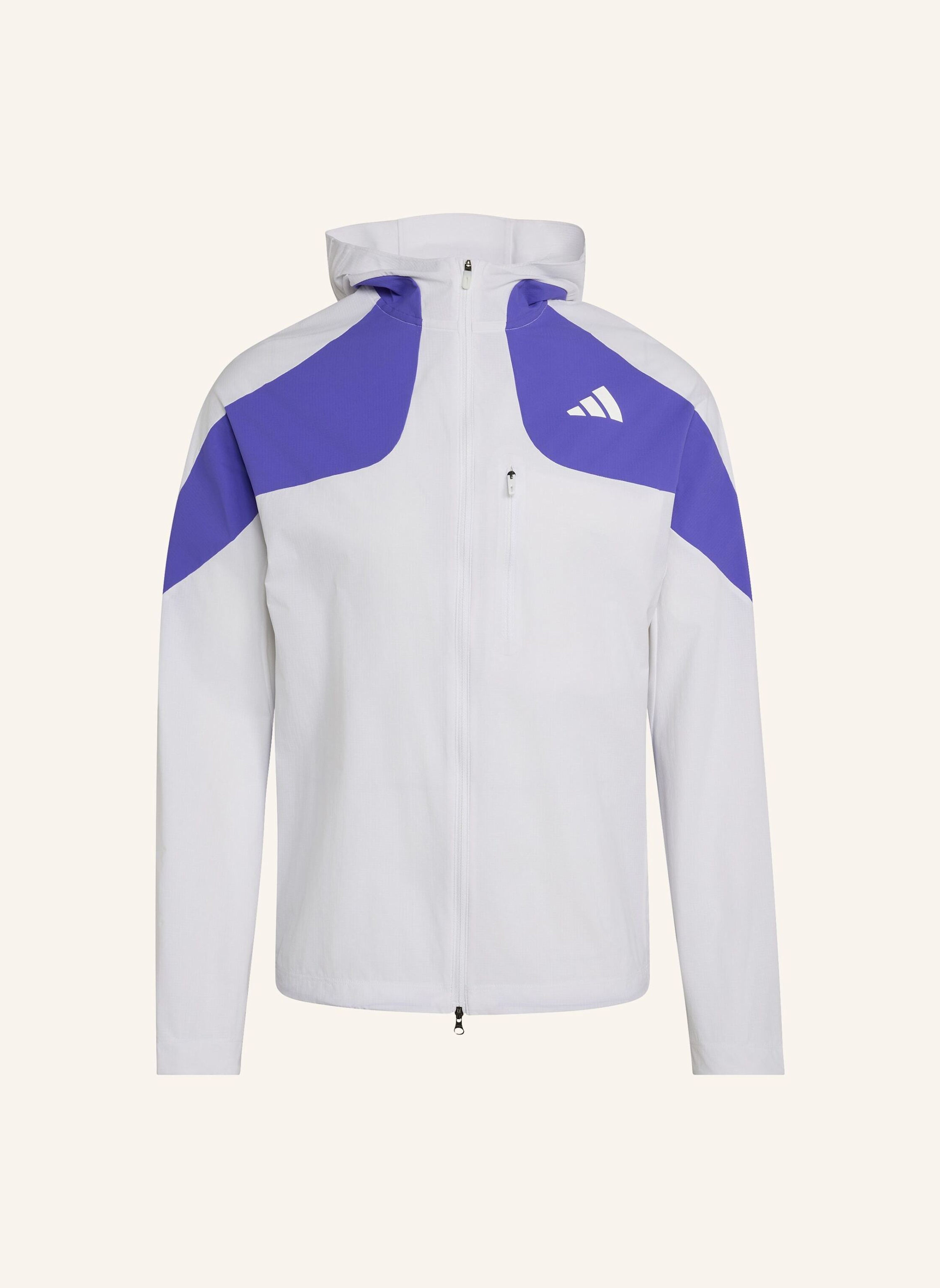 Adidas Laufjacke Adizero weiss