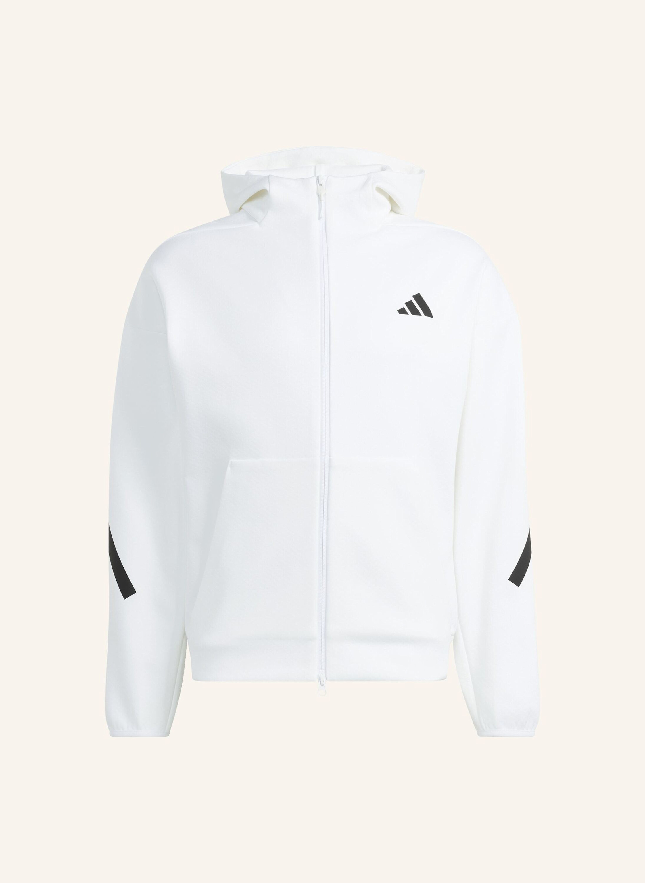 Adidas Adidas Z.N.E. Trainingsjacke, Durchgehender Reissverschluss weiss