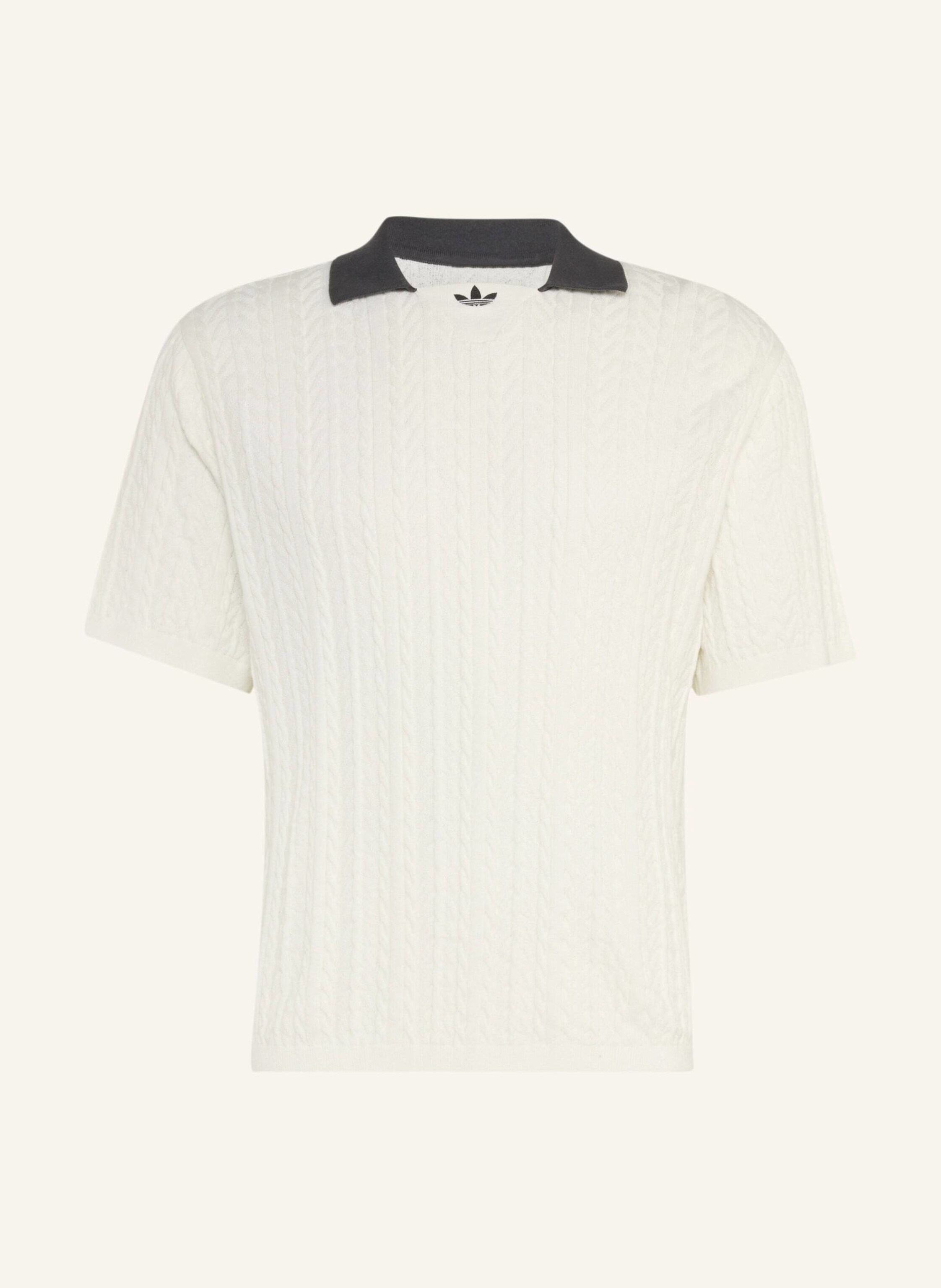 Adidas Originals Fussballtrikot, Zopfmuster weiss