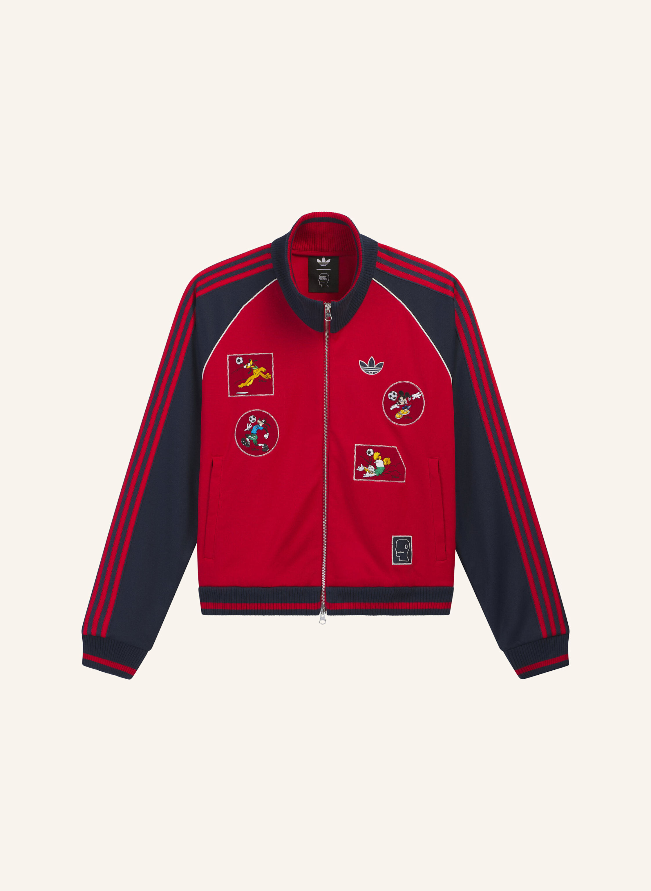 Adidas Originals Brain Dead Disney Originals Jacke rot