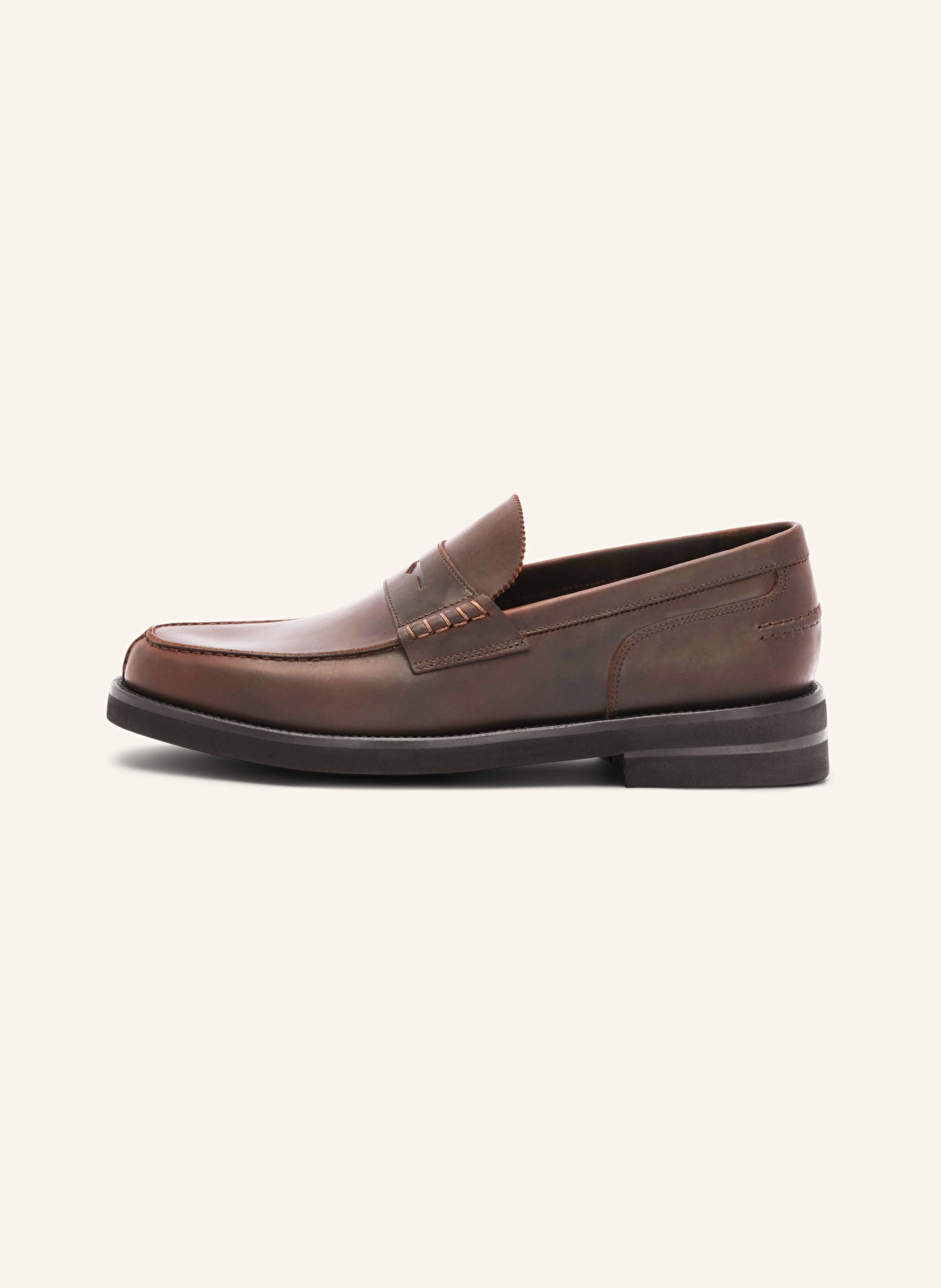 Thumbnail - Lottusse Loafers Daytona braun