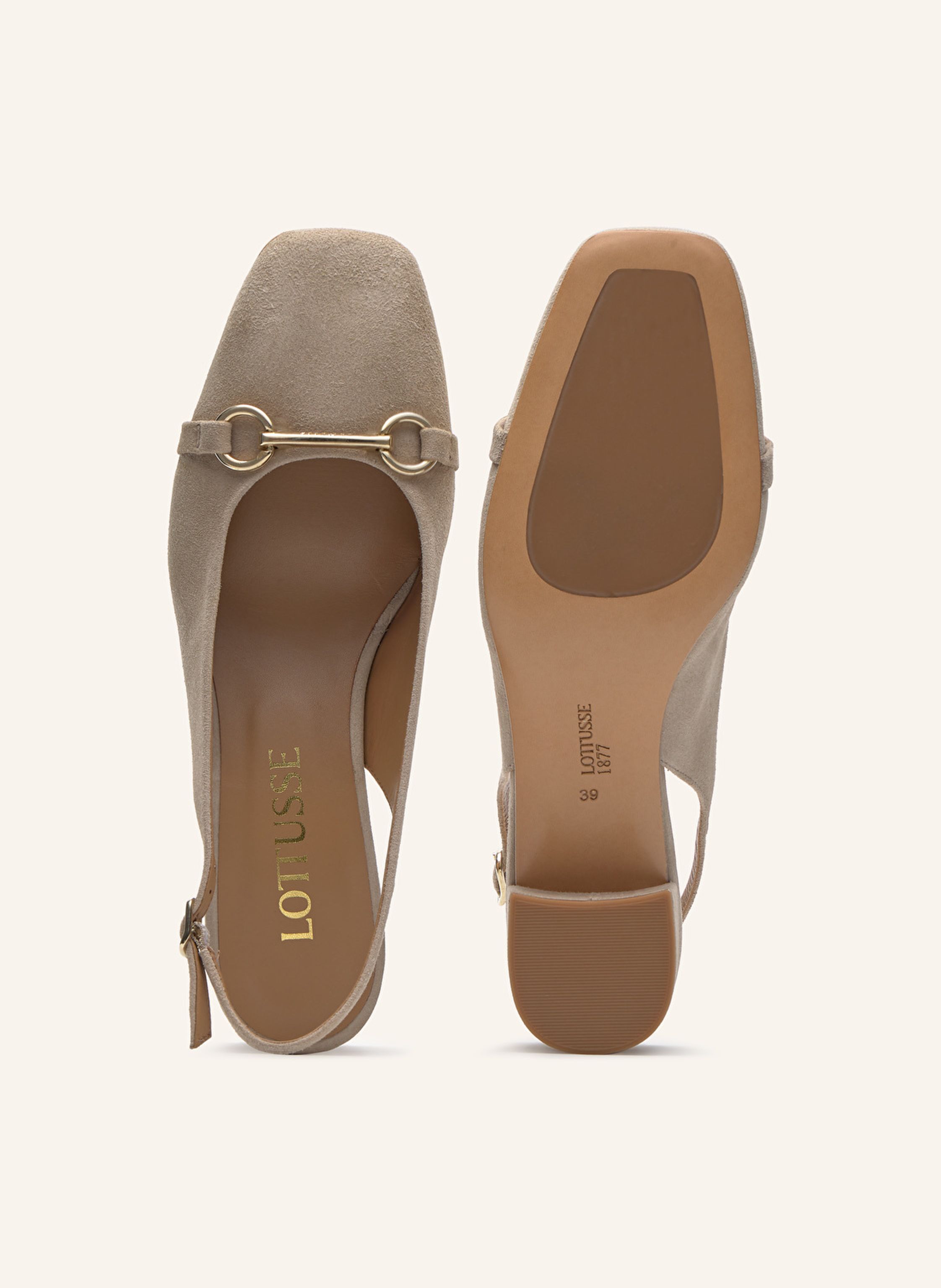 Thumbnail - Lottusse Pump Goya beige