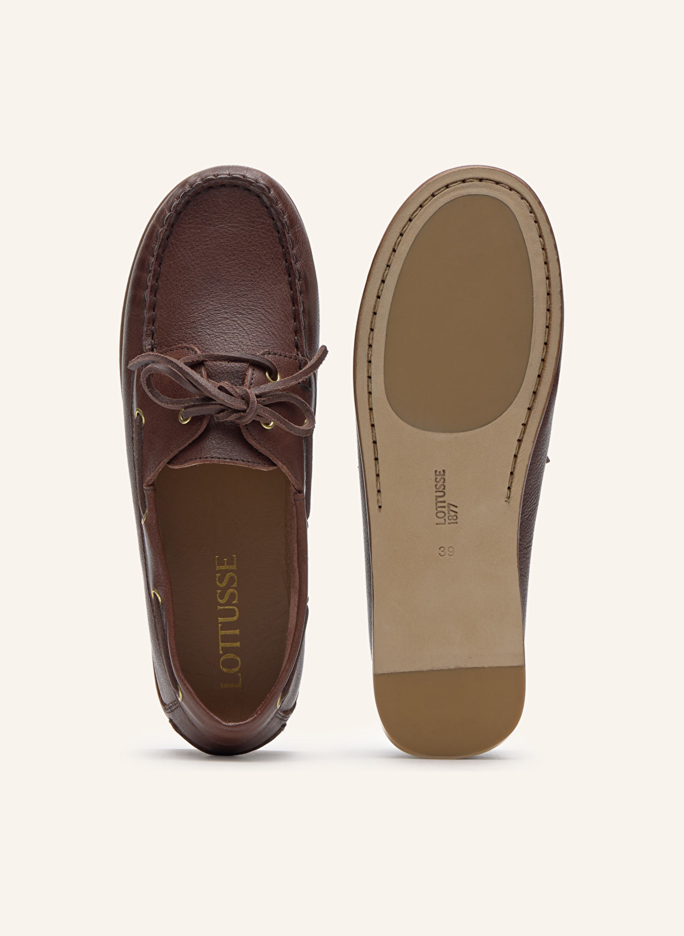 Thumbnail - Lottusse Loafers Nautic braun