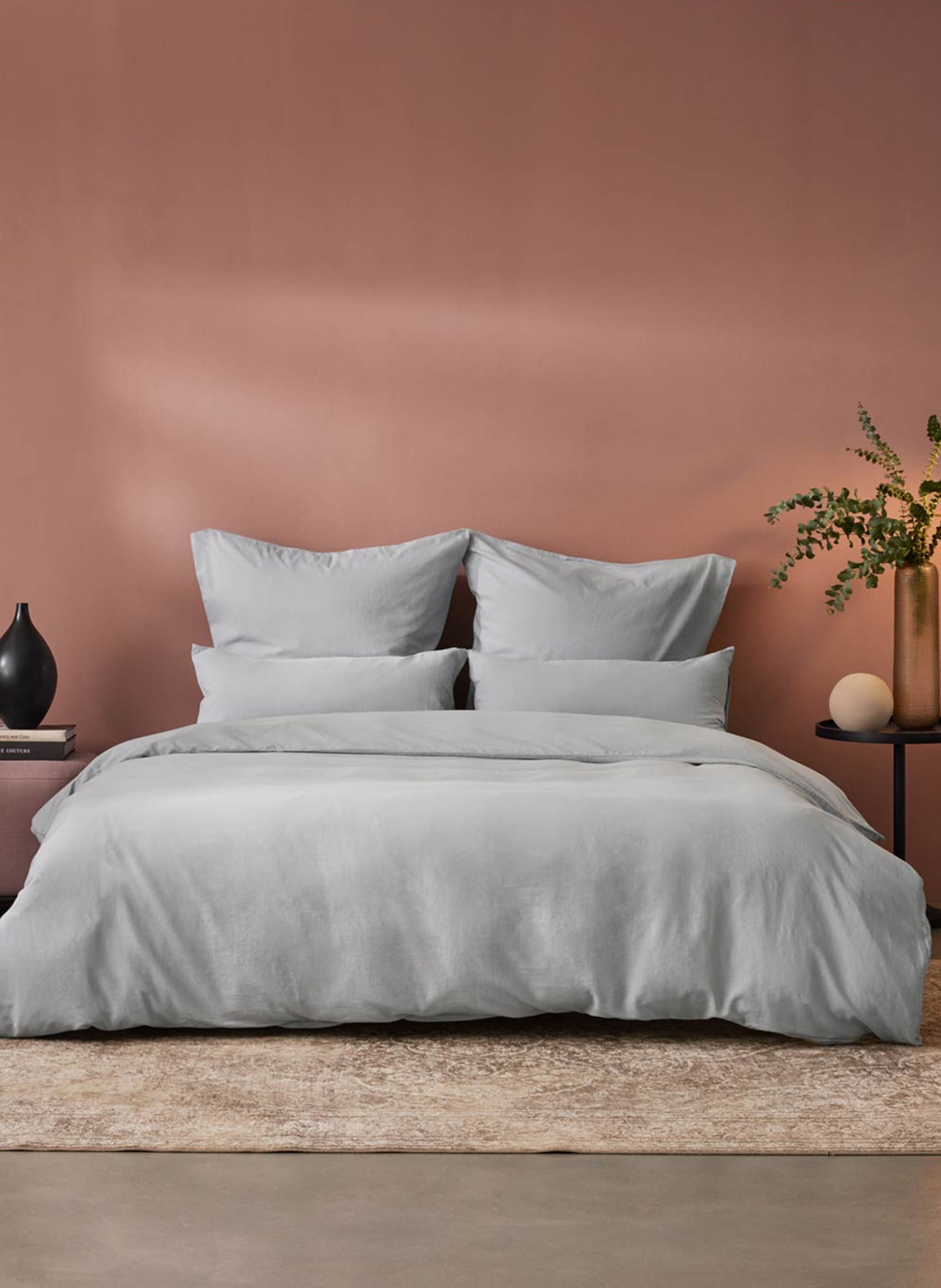 Thumbnail - Royfort Bettwäsche-Set Baumwolle-Cashmere grau