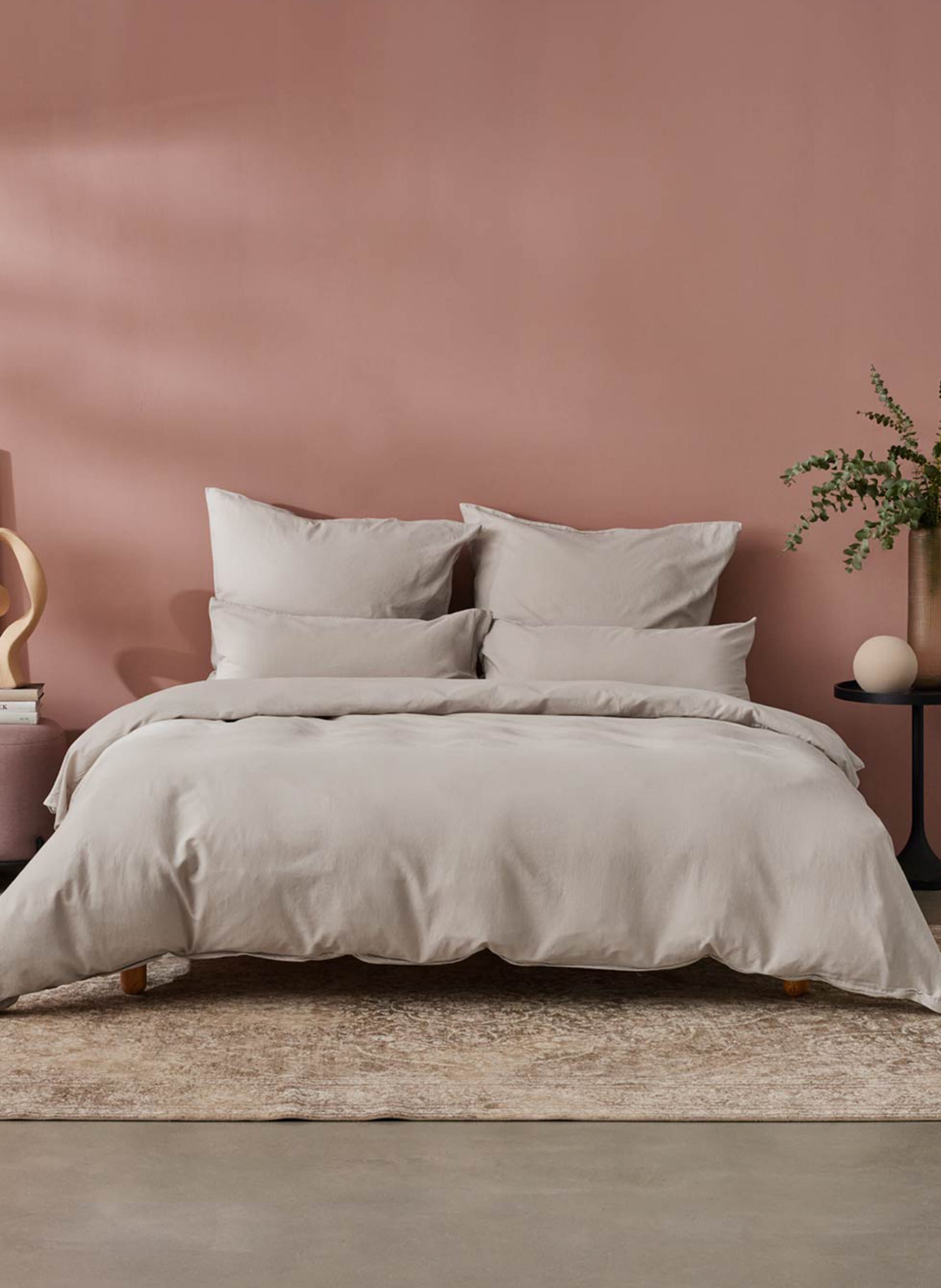 Thumbnail - Royfort Bettwäsche-Set Baumwolle-Cashmere beige