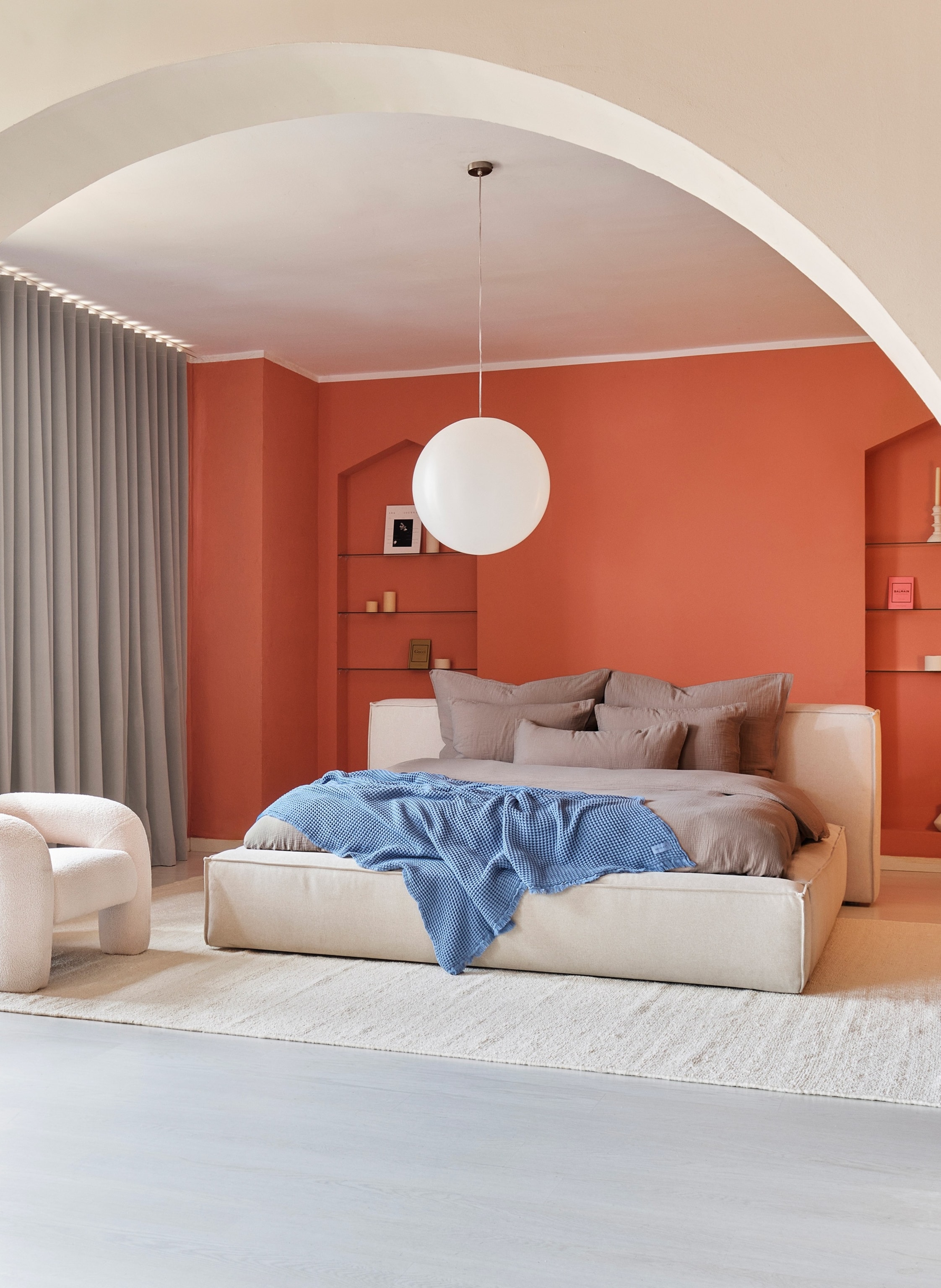 Thumbnail - Royfort Spannbettlaken Musselin beige