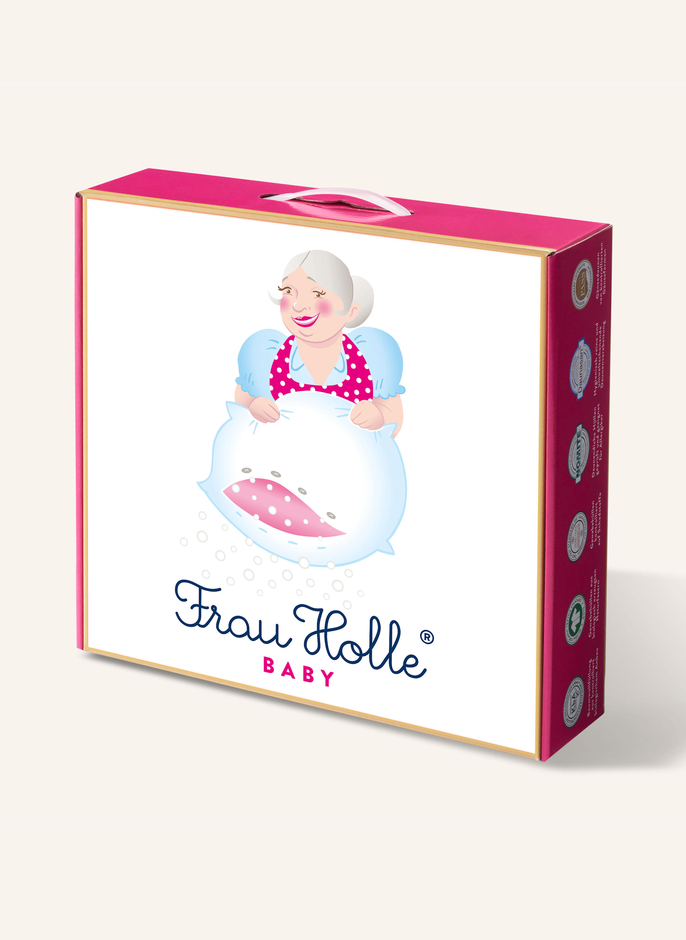 Thumbnail - Frau Holle Bettdecke-Kissen-Set Baby weiss
