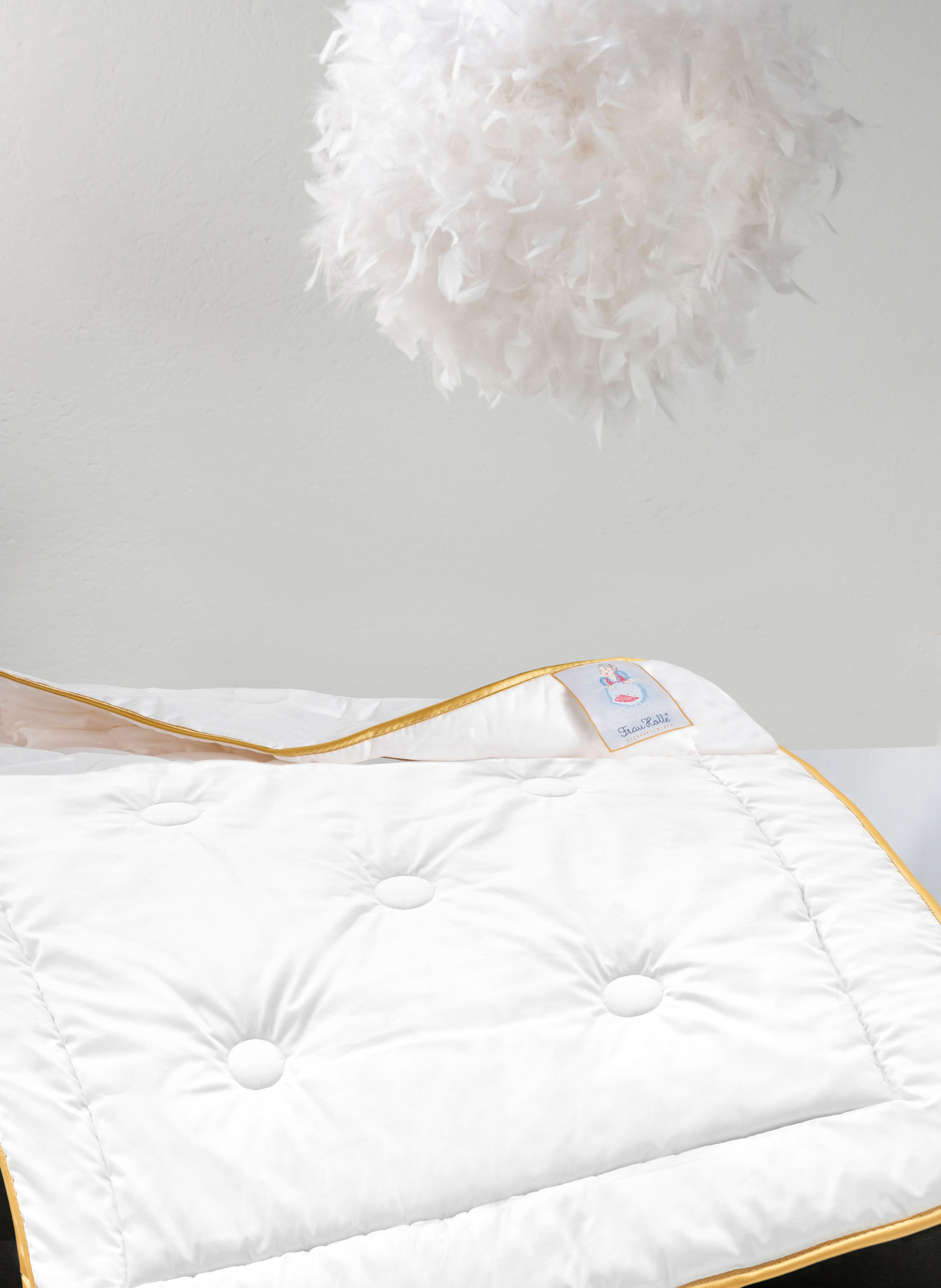 Thumbnail - Frau Holle Kinderbettdecke Kiddys weiss