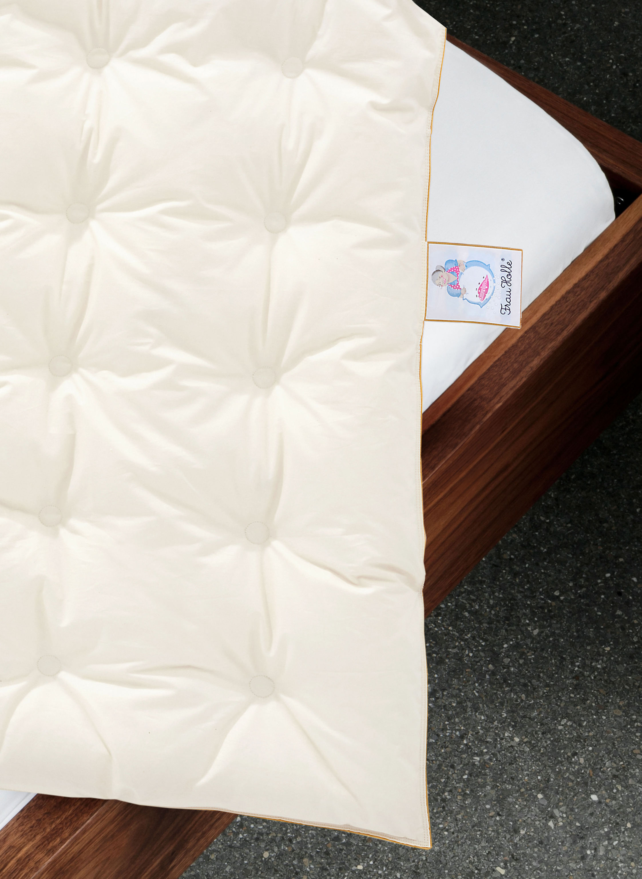 Thumbnail - Frau Holle Kinderbettdecke Kids weiss