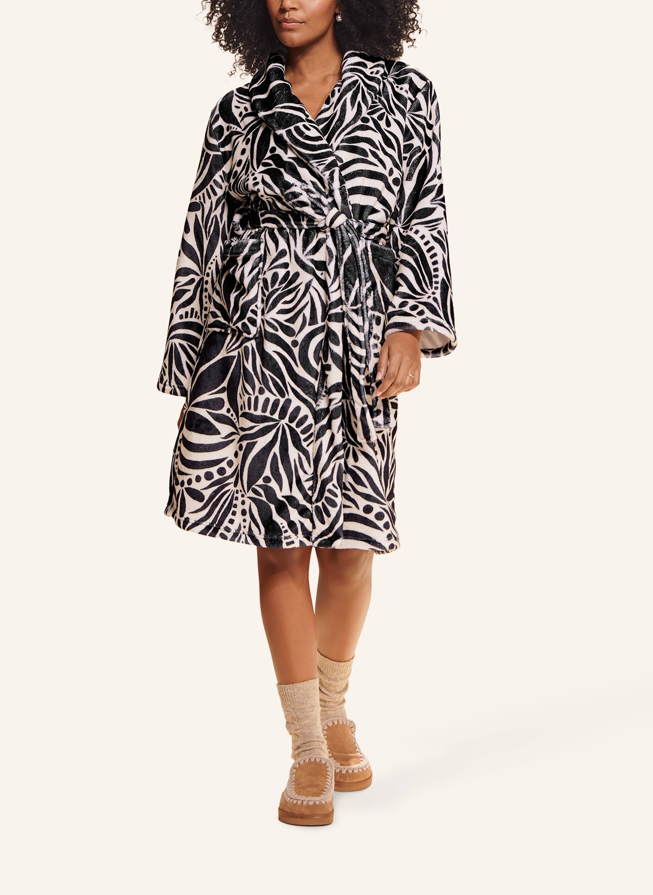 Thumbnail - Essenza Bademantel Steff Allora grau