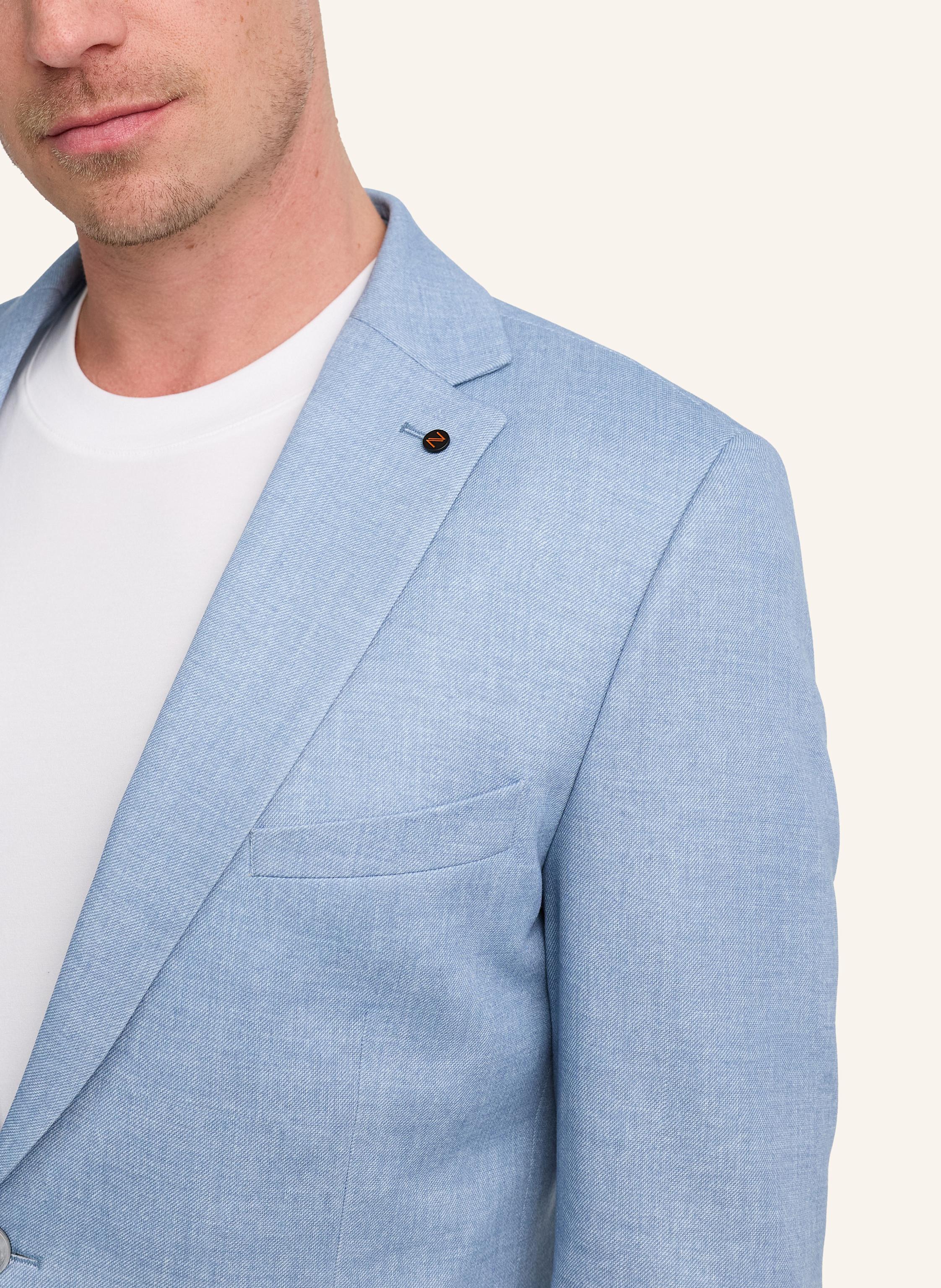 Thumbnail - Zuitable Anzugssakko Dinick Slim Fit Aus Jersey blau