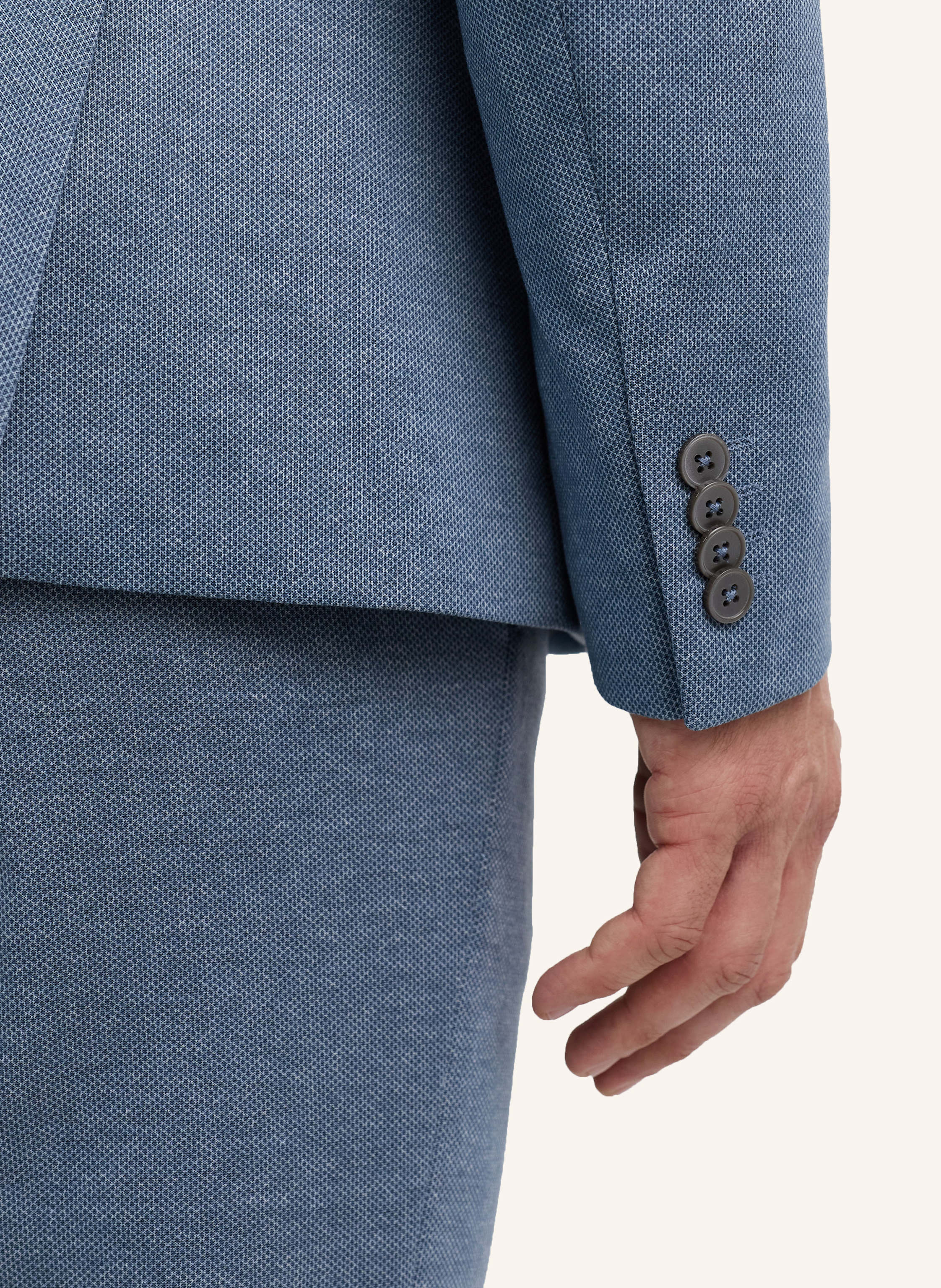 Thumbnail - Zuitable Anzugssakko Dinick Slim Fit Aus Jersey blau