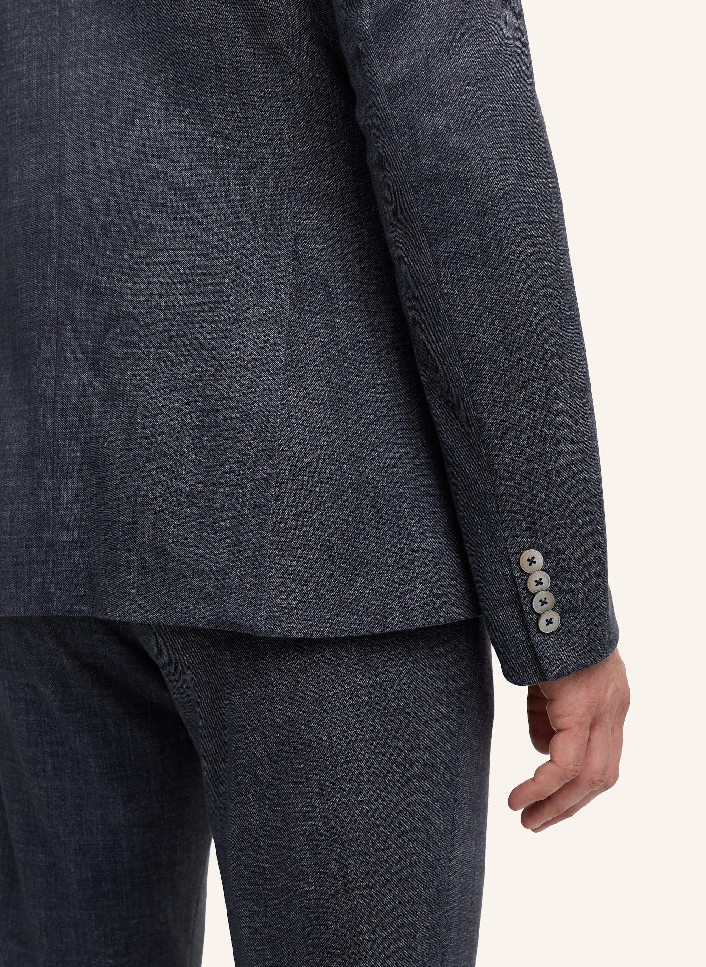 Thumbnail - Zuitable Anzugssakko Dinick Slim Fit Aus Jersey grau