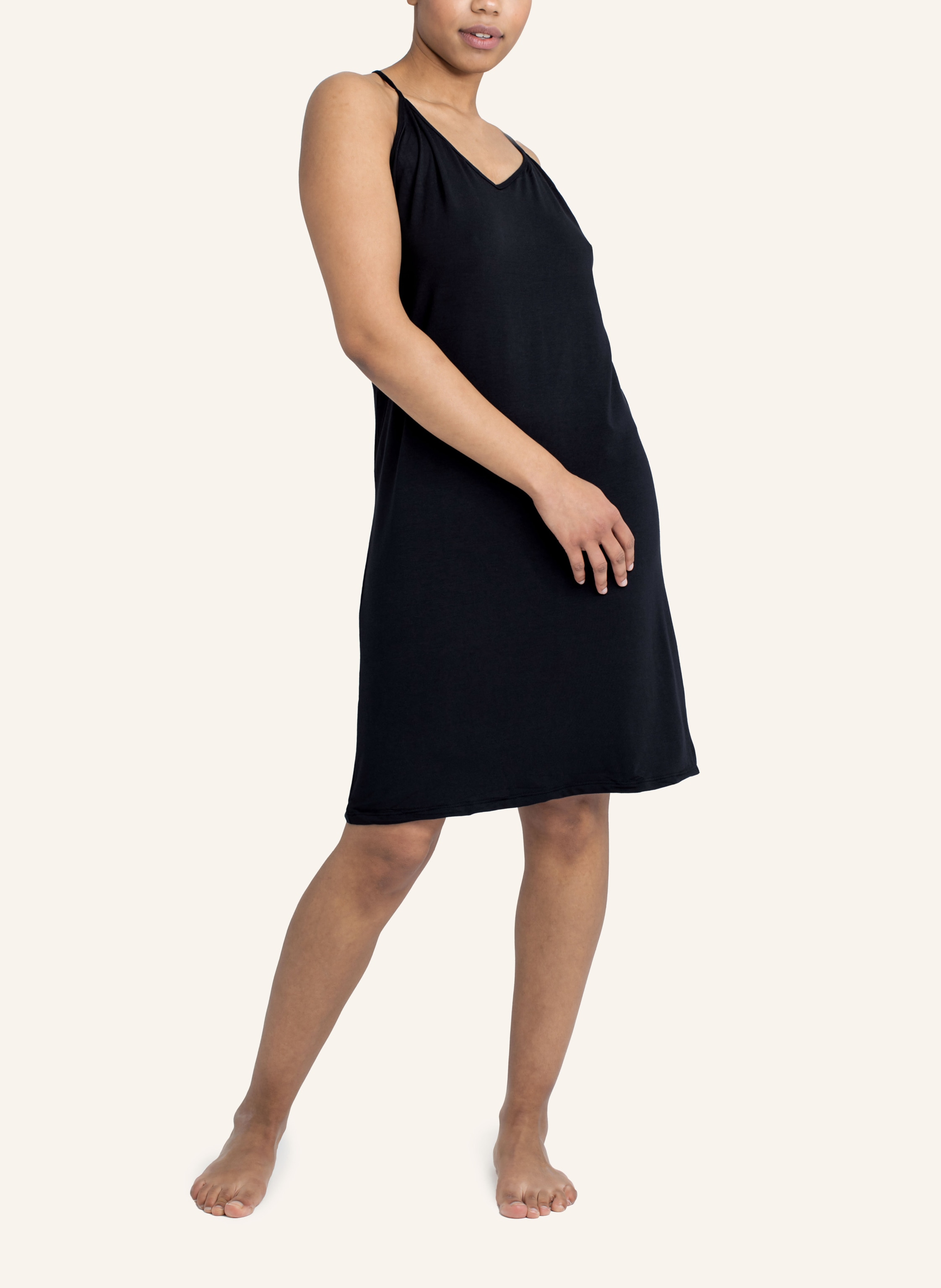 Thumbnail - Erlich Textil Nachthemd Madelen schwarz