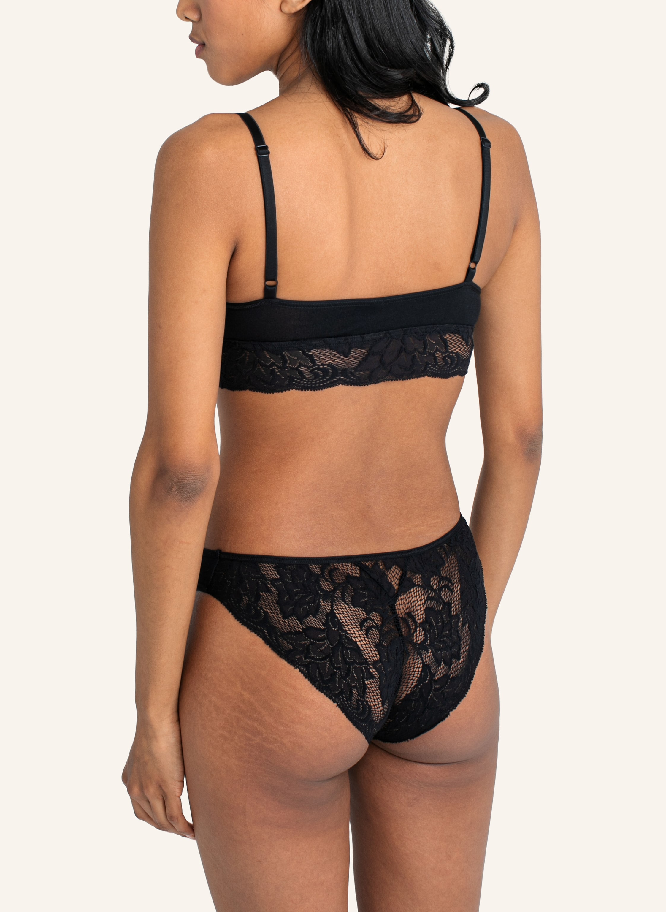 Thumbnail - Erlich Textil Sophie Granatapfel, Sophie Slip, Sophie Slip Aus Modal, Sophie Slip Mit Spitze Aus Modal schwarz