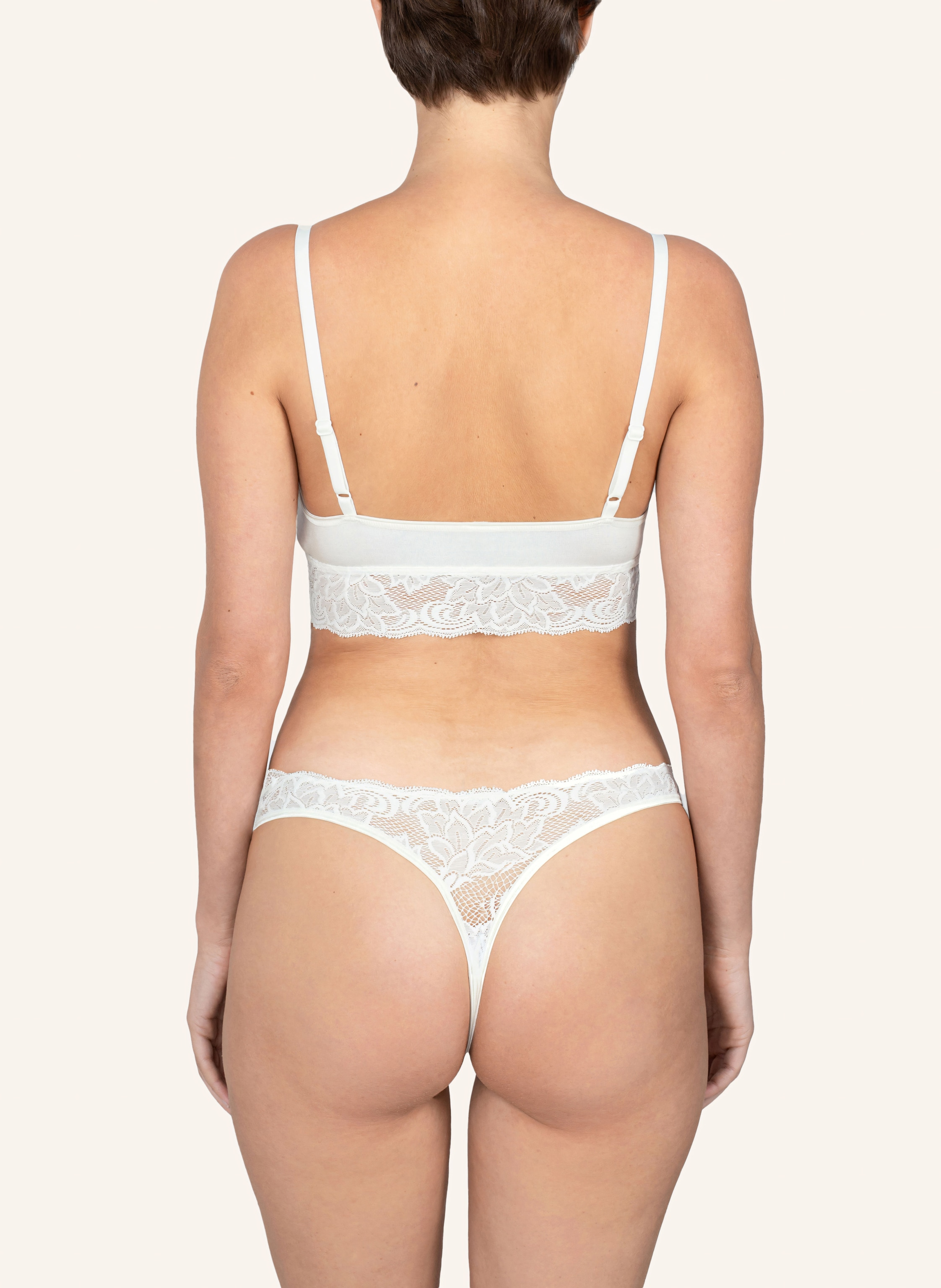 Thumbnail - Erlich Textil Amelie Blaubeere, Amelie Bralette - Verstellbare Träger, Amelie Bralette Mit Spitze Bügellos Aus Modal - V...