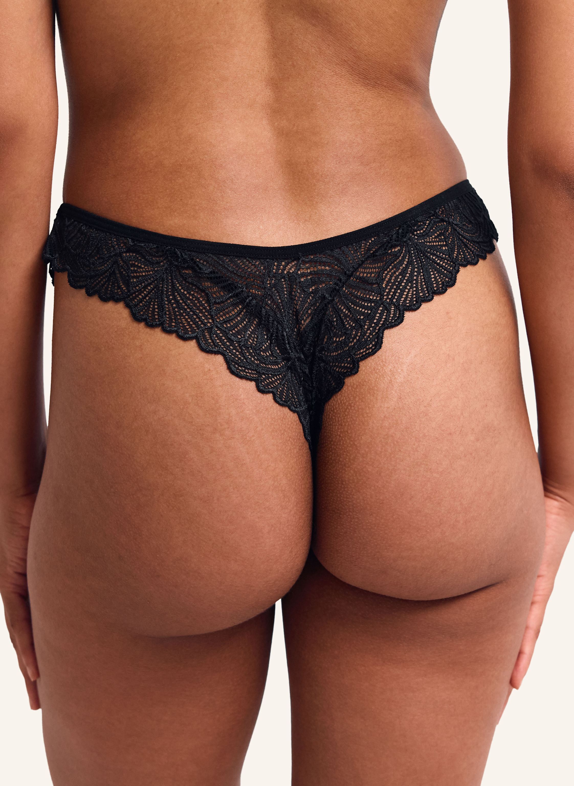Thumbnail - Erlich Textil String Fluid Lace Brazil schwarz