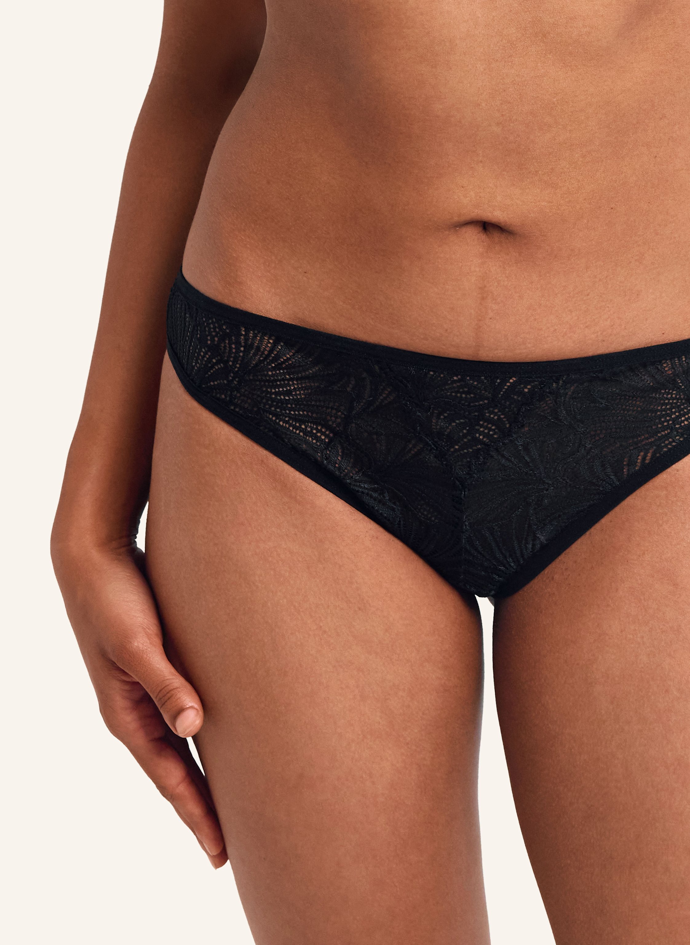 Thumbnail - Erlich Textil Slip Fluid Lace Slip schwarz