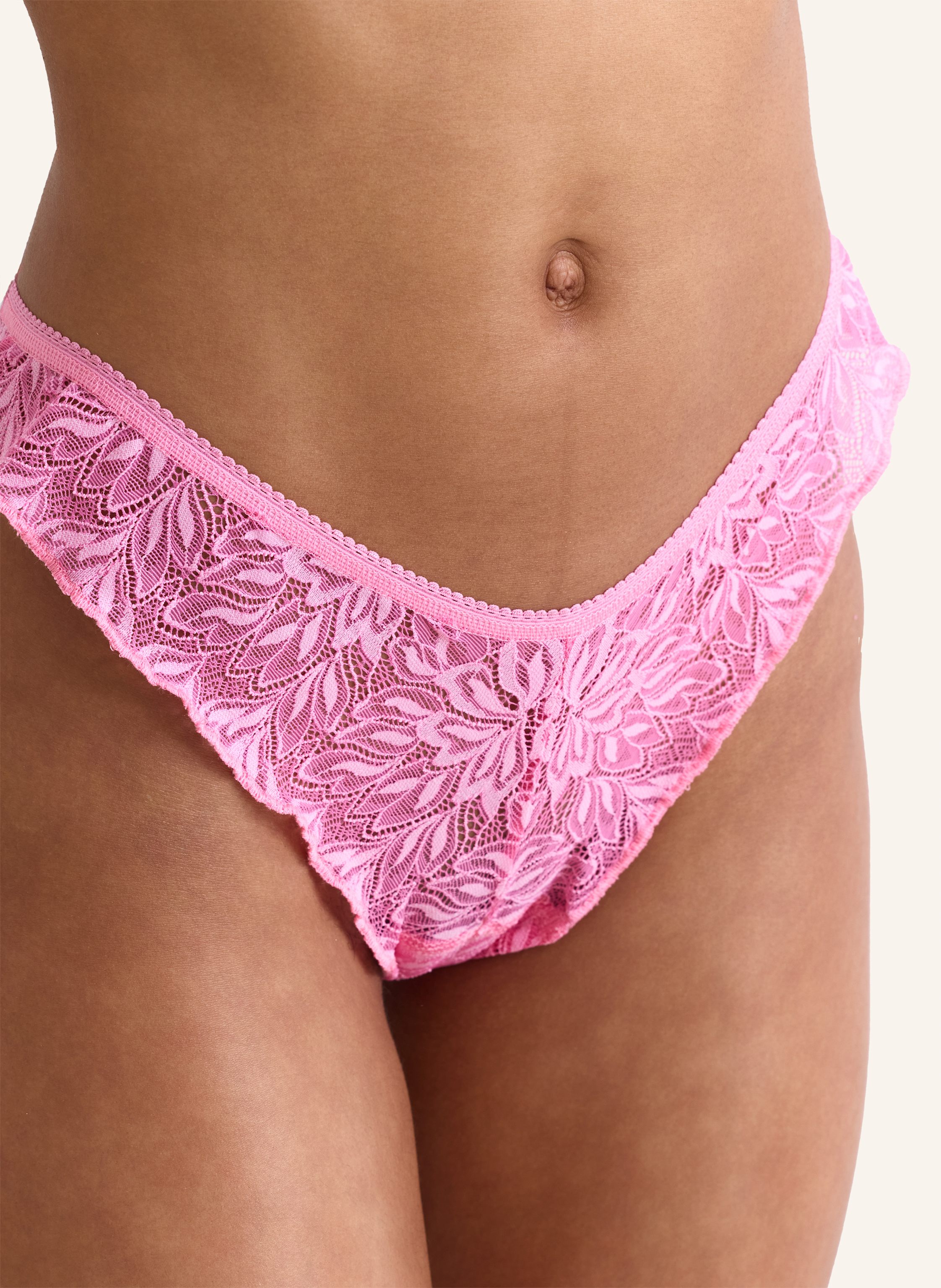 Thumbnail - Erlich Textil String Iconic Lace Brazil String pink