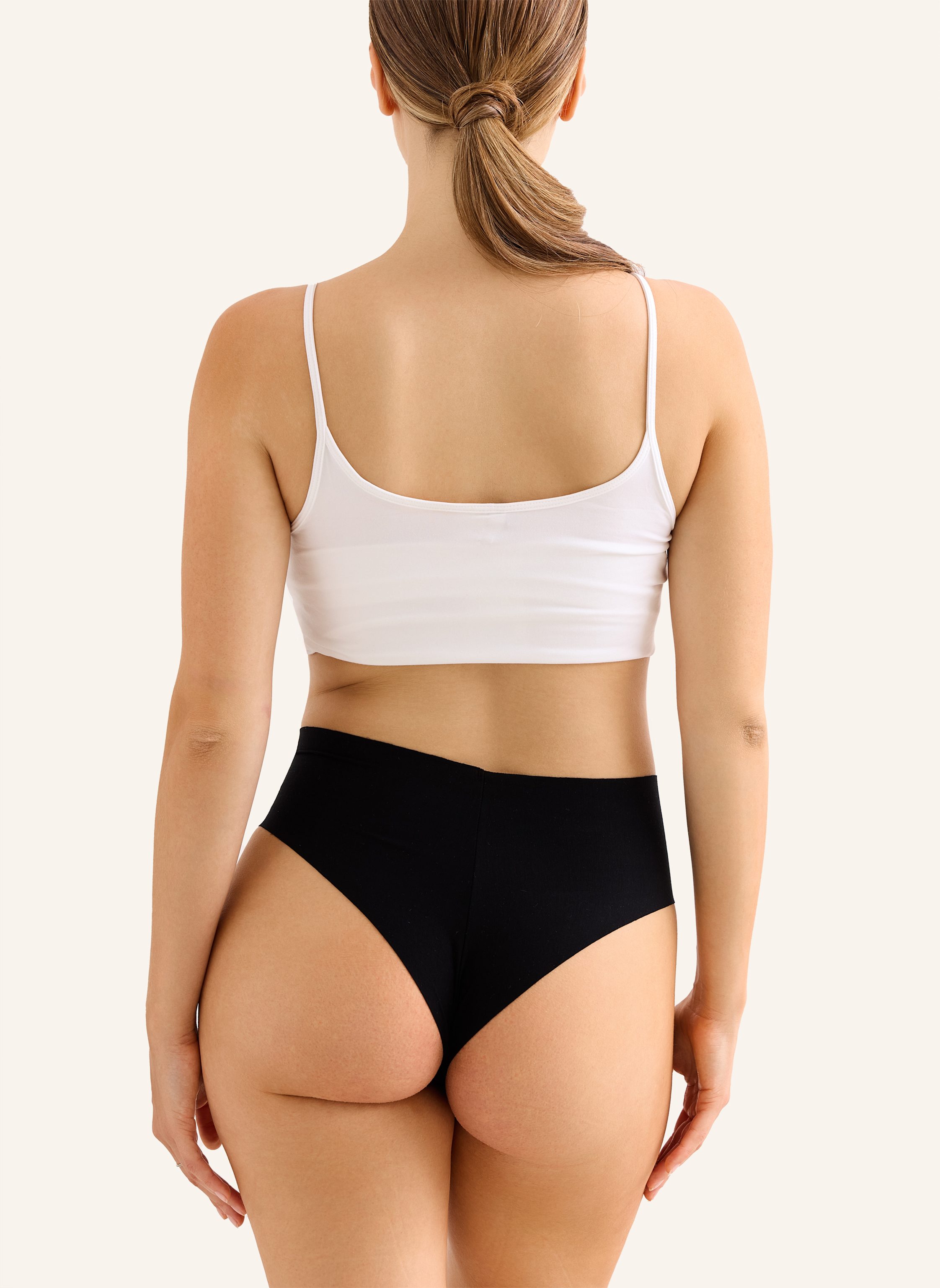 Thumbnail - Erlich Textil String Light Touch High Waist schwarz